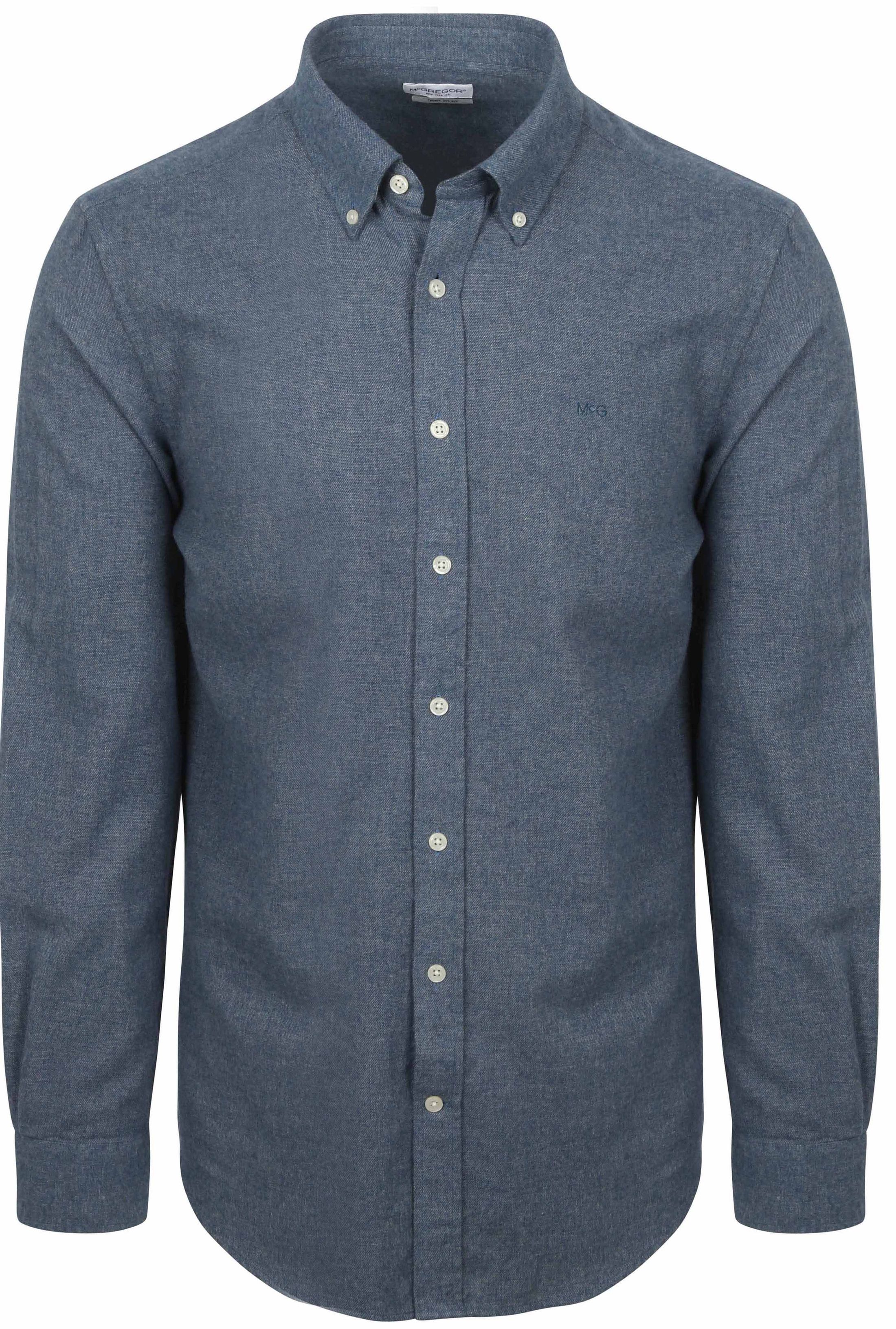 McGregor Chemise Flanel Melanger Bleu MM252.6001.09-2100 commander en ligne | Suitable