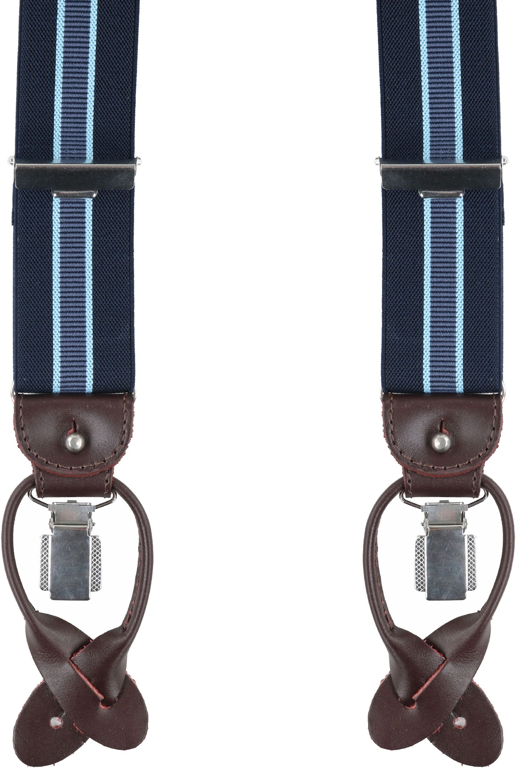 Profuomo Luxus Hosenträger Dunkelblau-Hellblau PP1L00002B-P kaufen | Suitable