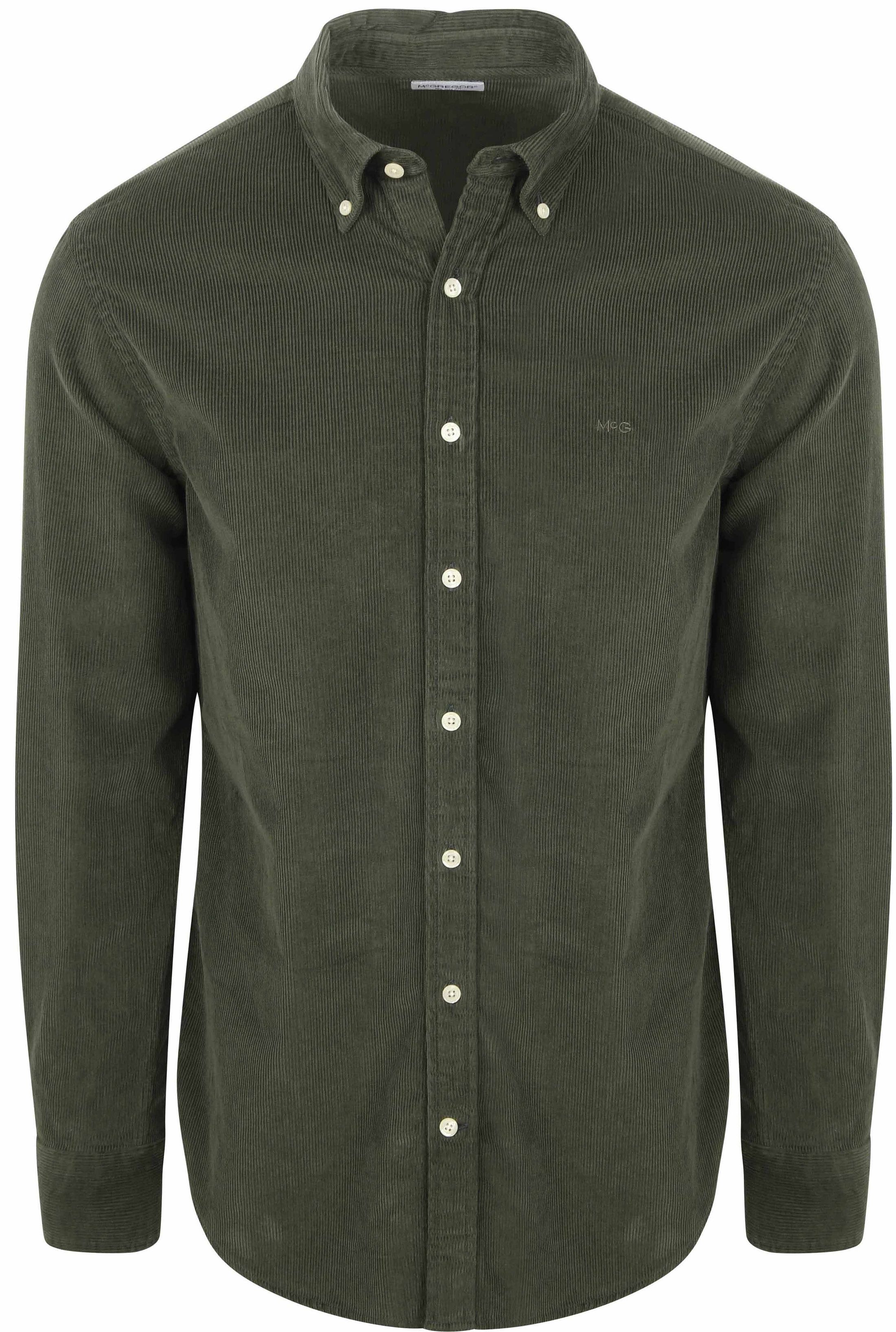 McGregor Overhemd Corduroy Olijfgroen MM252.6001.07-5103 kopen | Suitable