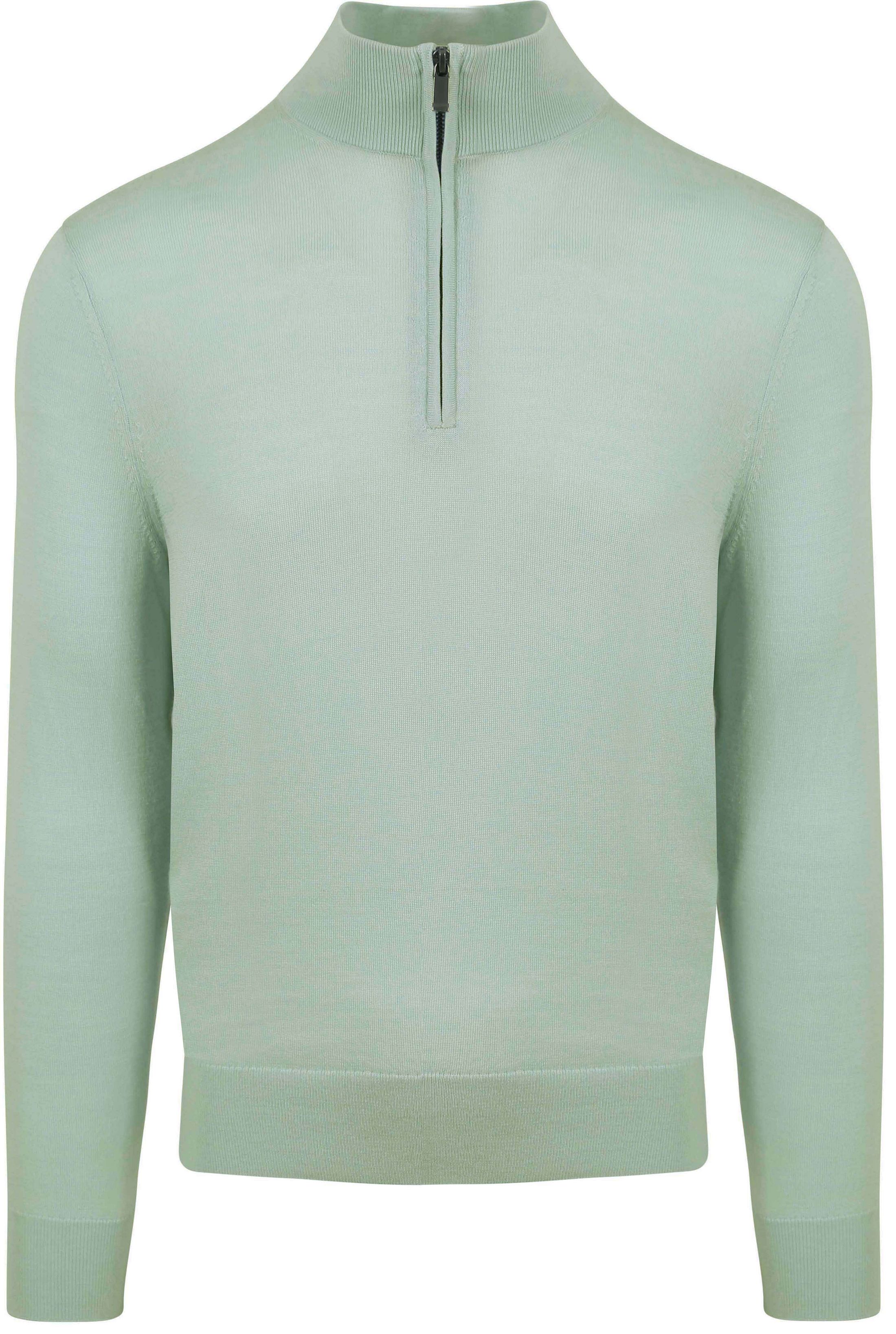 Suitable Merino Half Zip Sweater Green PU-MRI-HZ-24 241964 Green Mint order online | Suitable