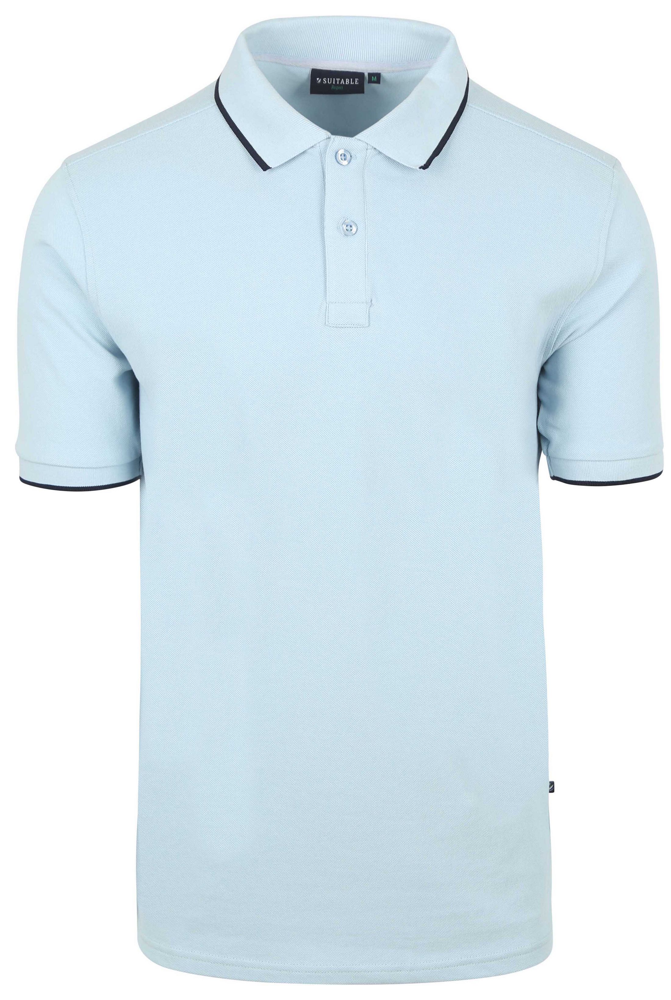 Suitable Respect Polo Tip Ferry Bleu Clair commander en ligne | RSP-25TPF-LIBL | Suitable Luxembourg