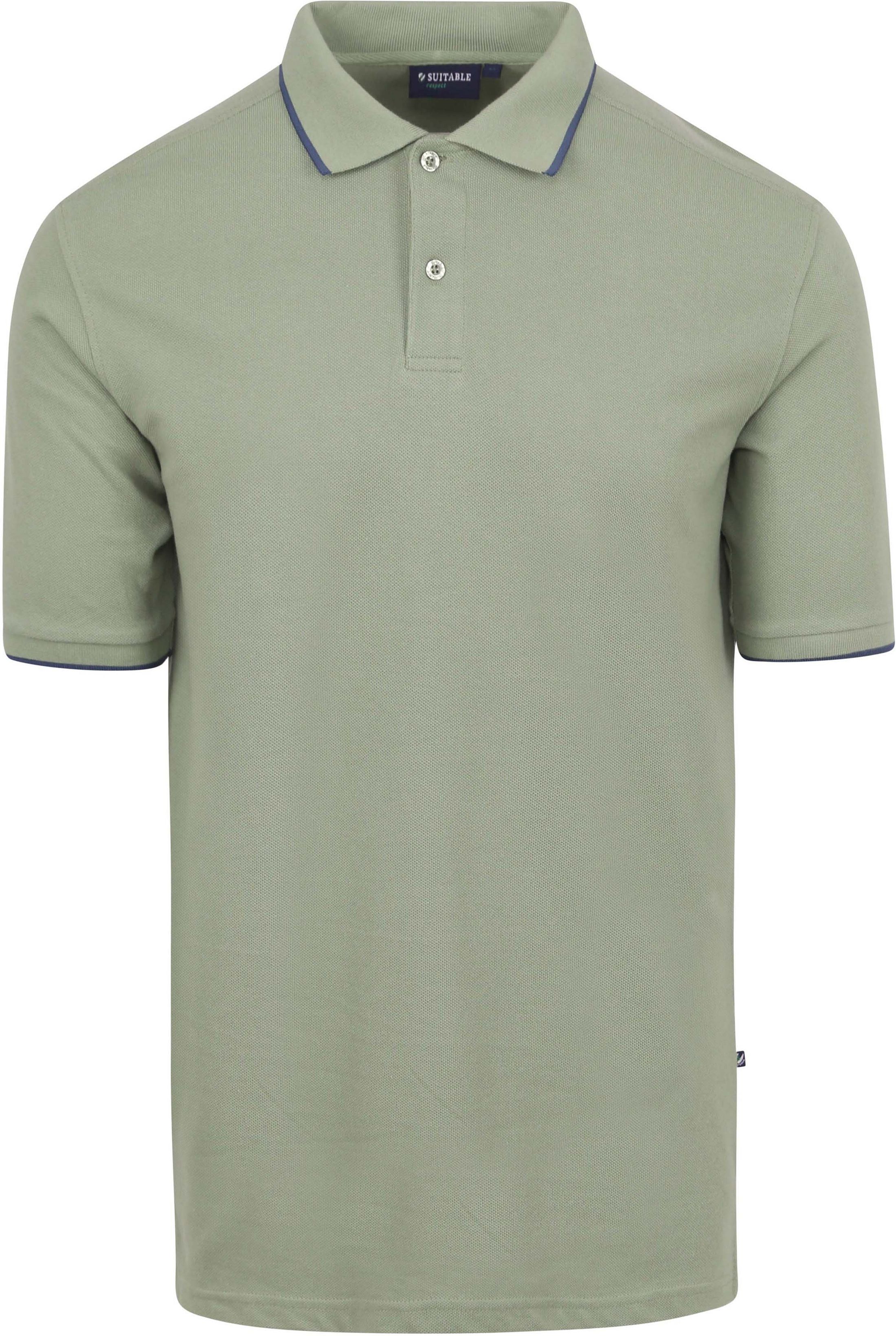 Suitable Respect Polo Shirt Tip Ferry Green order online | RSP-24TPF-GR | Suitable Norway