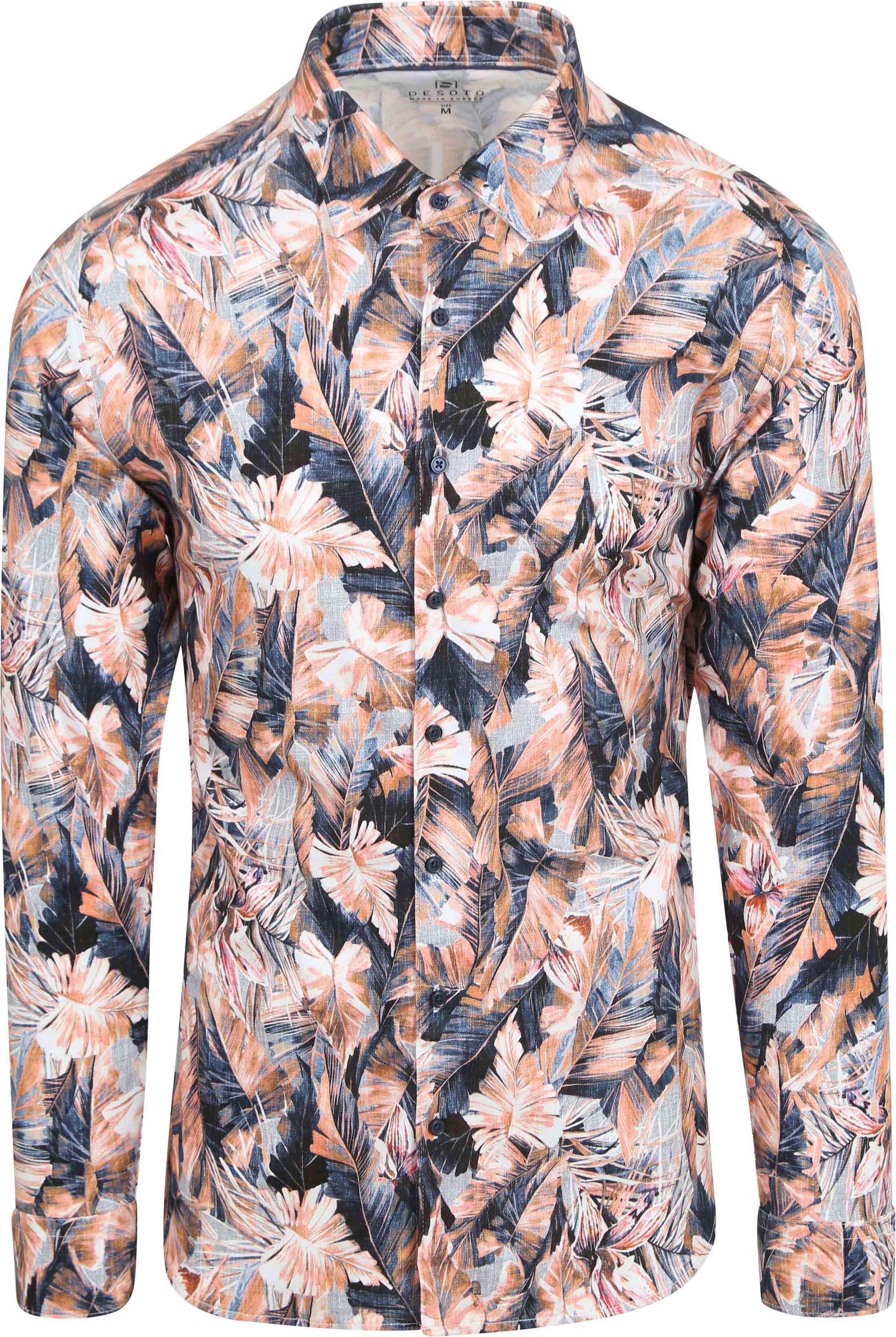Desoto Overhemd Botanic Print Multicolour 82128-3-323 kopen | Suitable