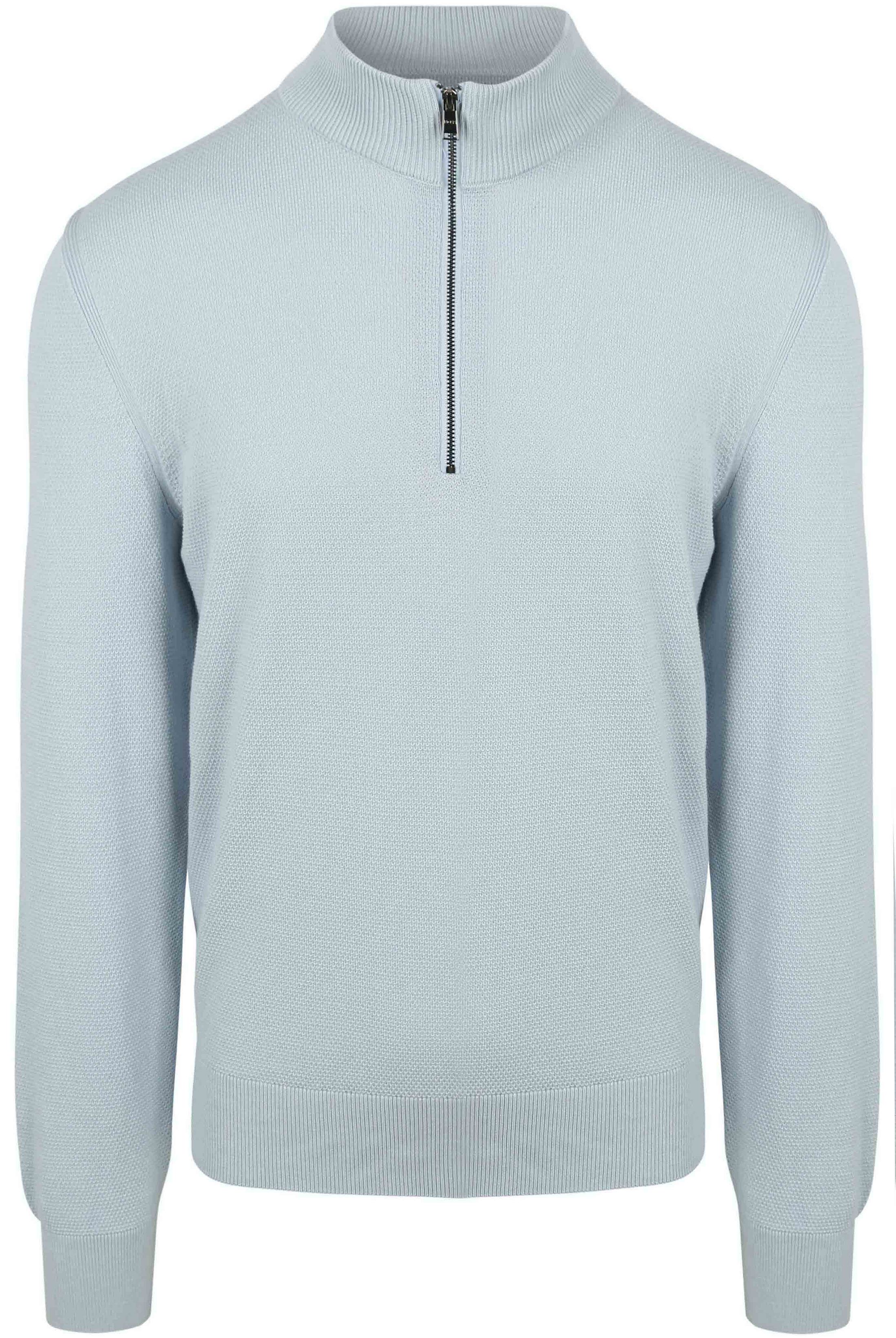 BOSS Ebrando-P Half Zip Sweater Light Blue 50505997-454 order online | Suitable