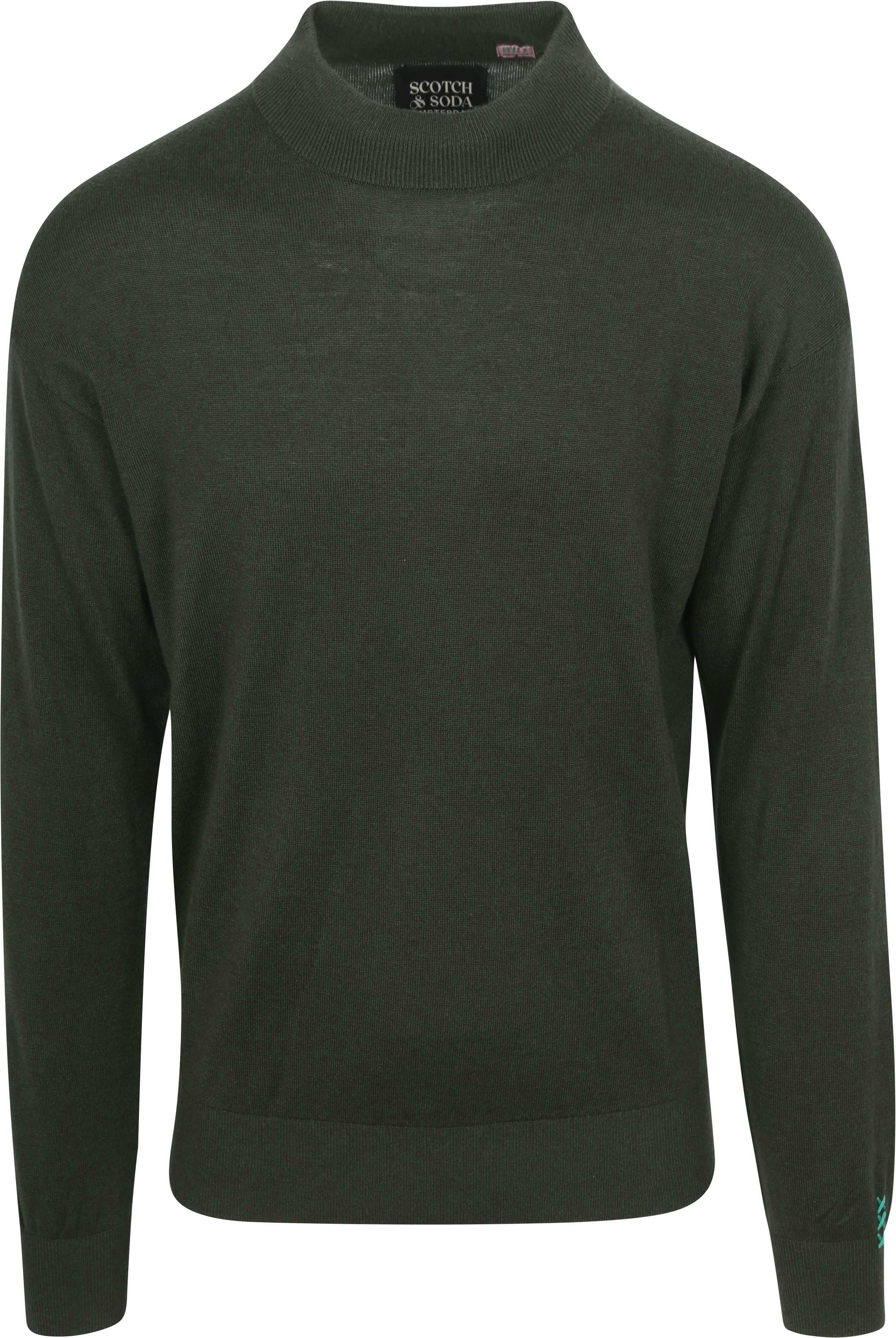Scotch and Soda Essential Wool Blend Pullover Dark Green order online | 178818-021 | Suitable Spain
