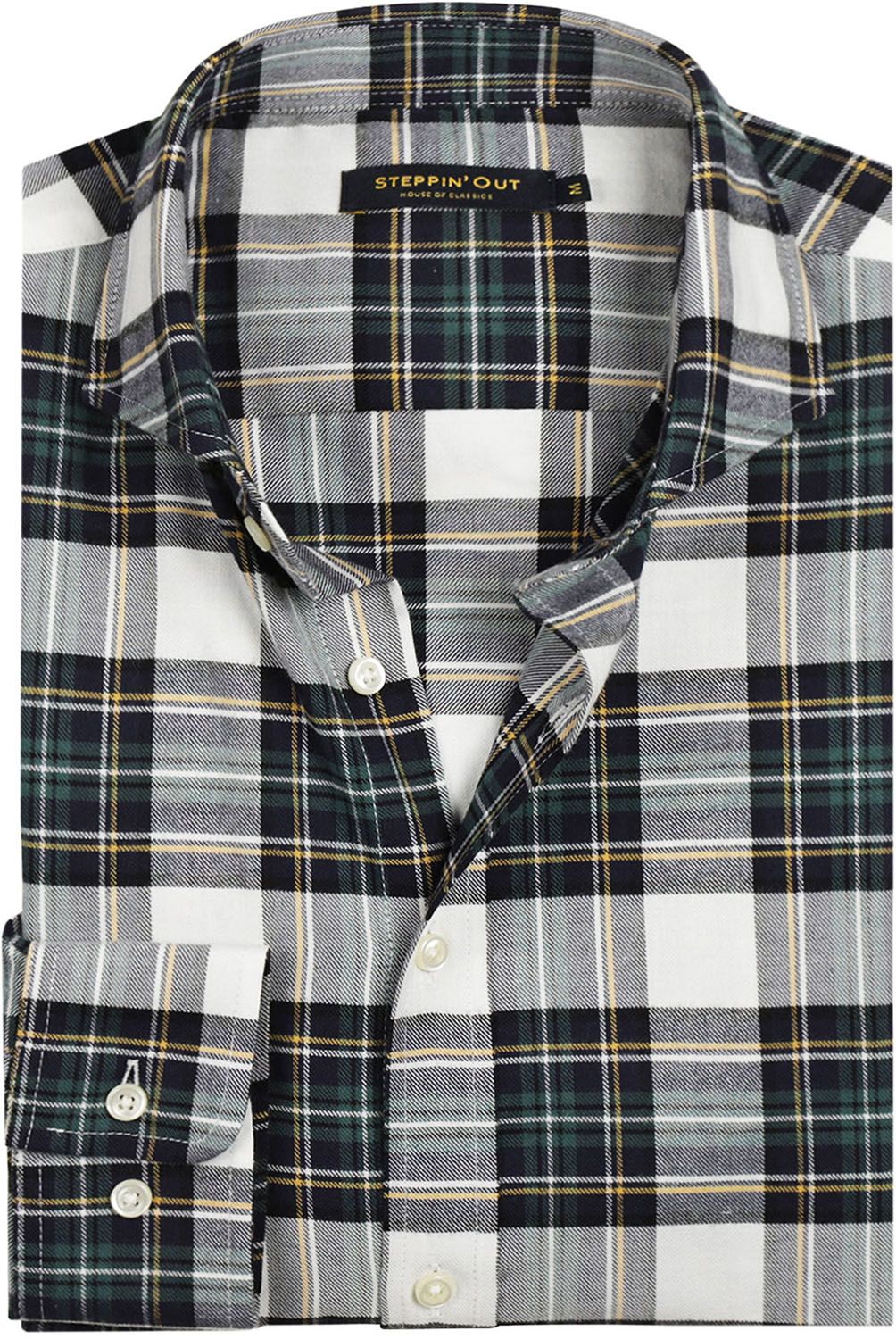 Steppin' Out Flanel Shirt Checks Black Green SM6001.0015-5002 order online | Suitable