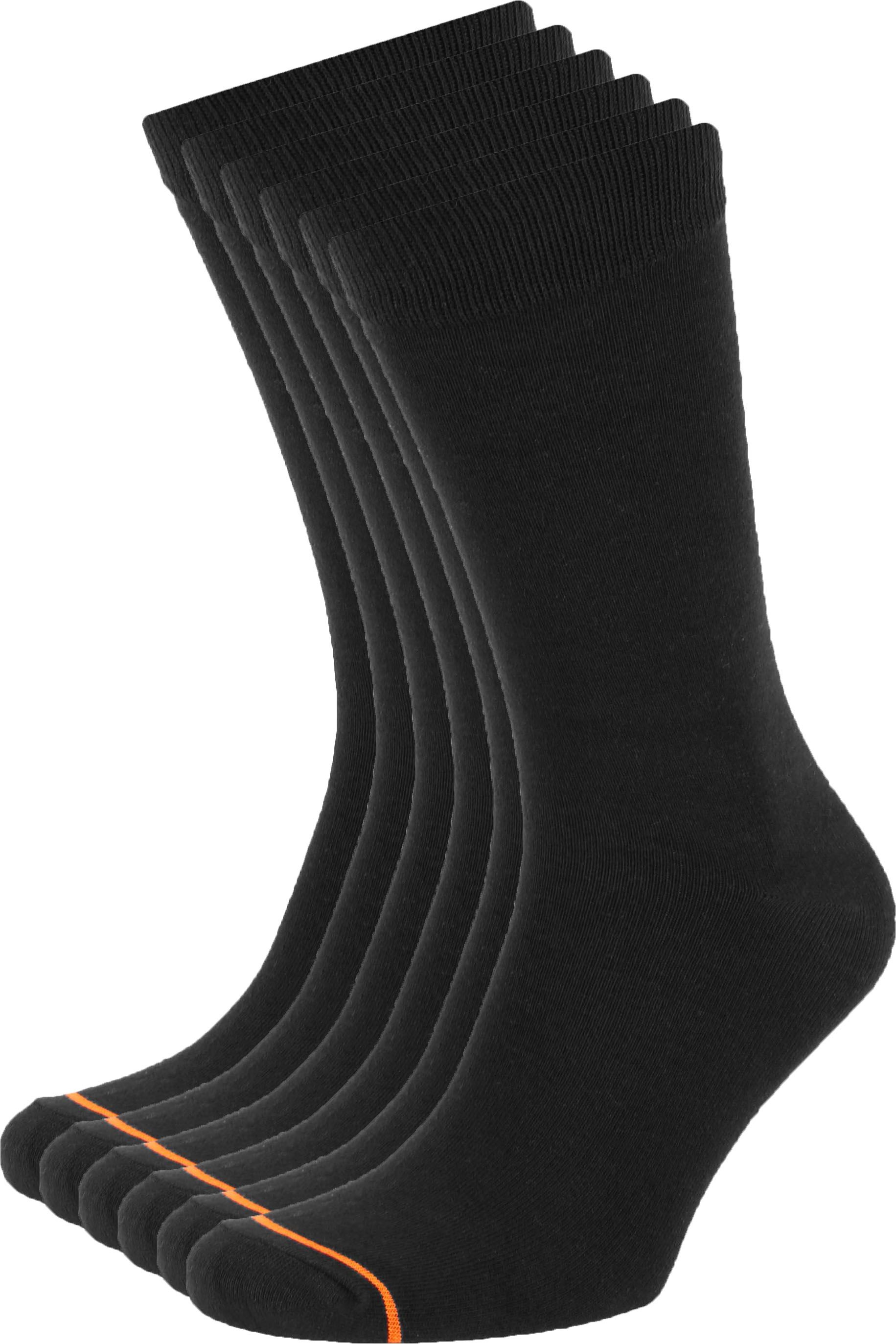 Suitable Chaussettes 6 Paires Bio Noir taille 42-46