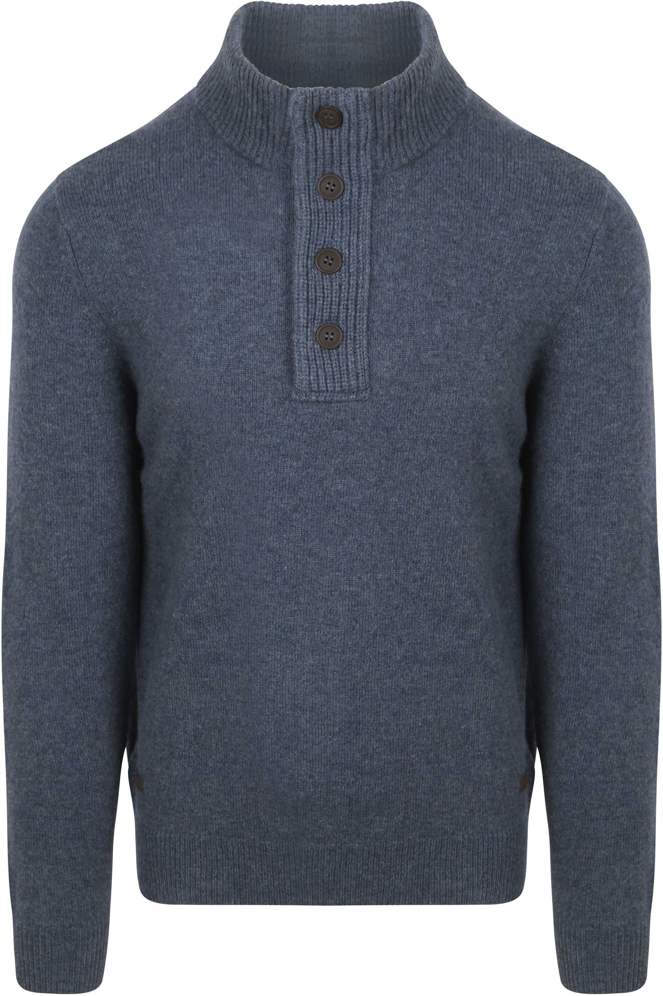 Barbour Mocker Sweater Wool Indigo order online | Suitable