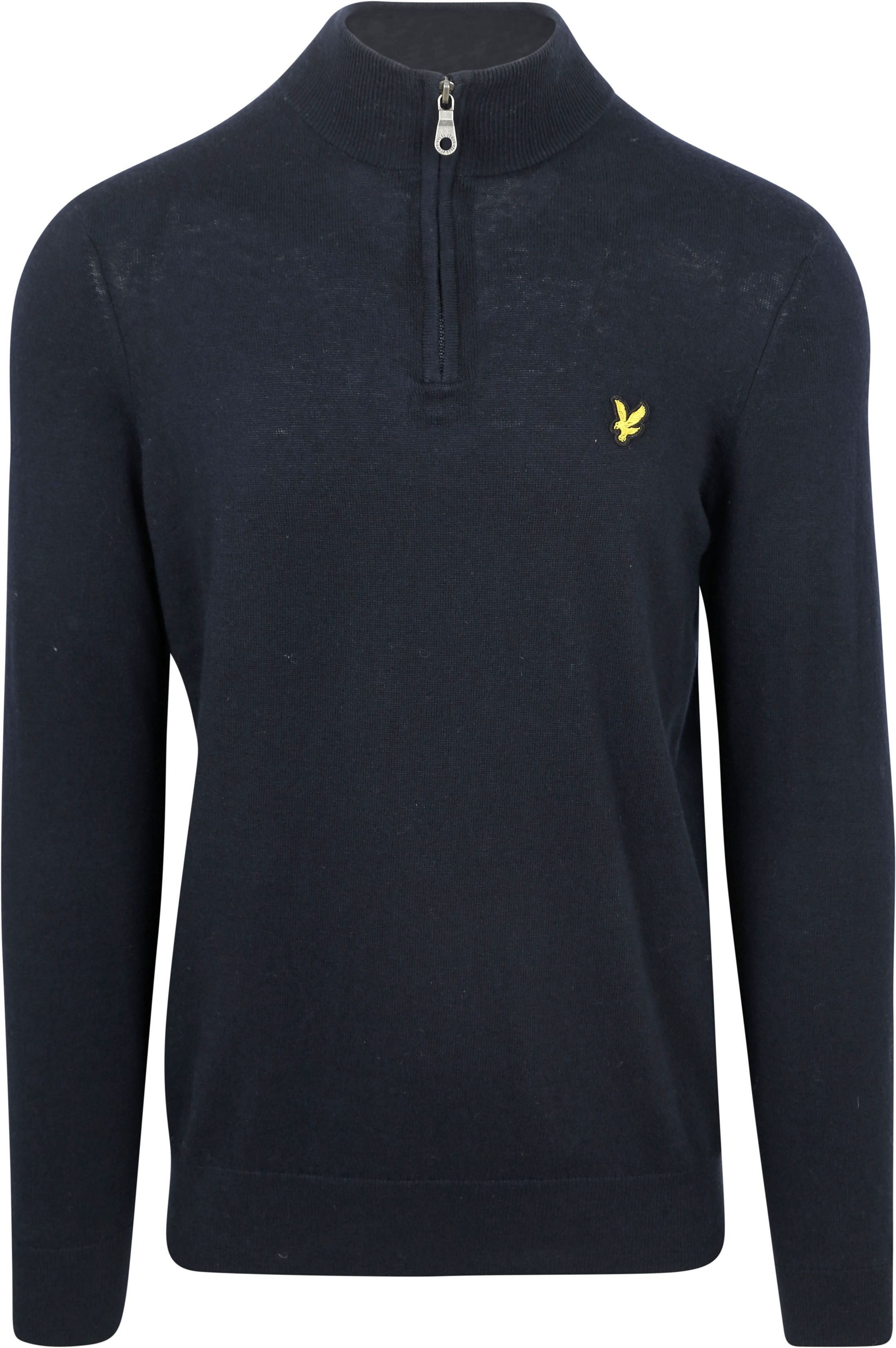 Lyle & Scott Half Zip Pullover Merino Wool Navy KN2112V-Z271 order online | Suitable