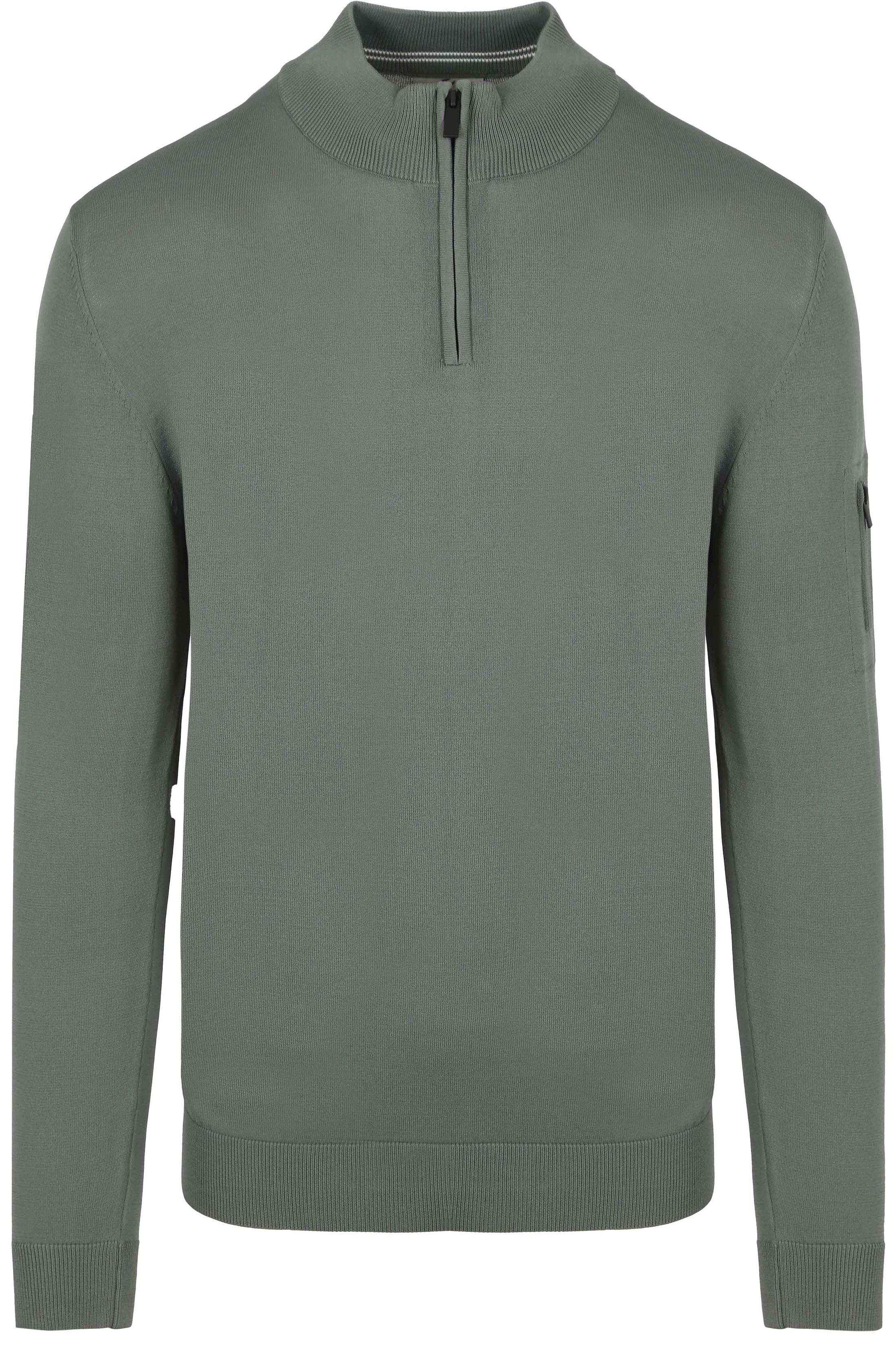 Suitable Race Pull Demi-Zip Vert SPE24105RA41ST-942 commander en ligne | Suitable