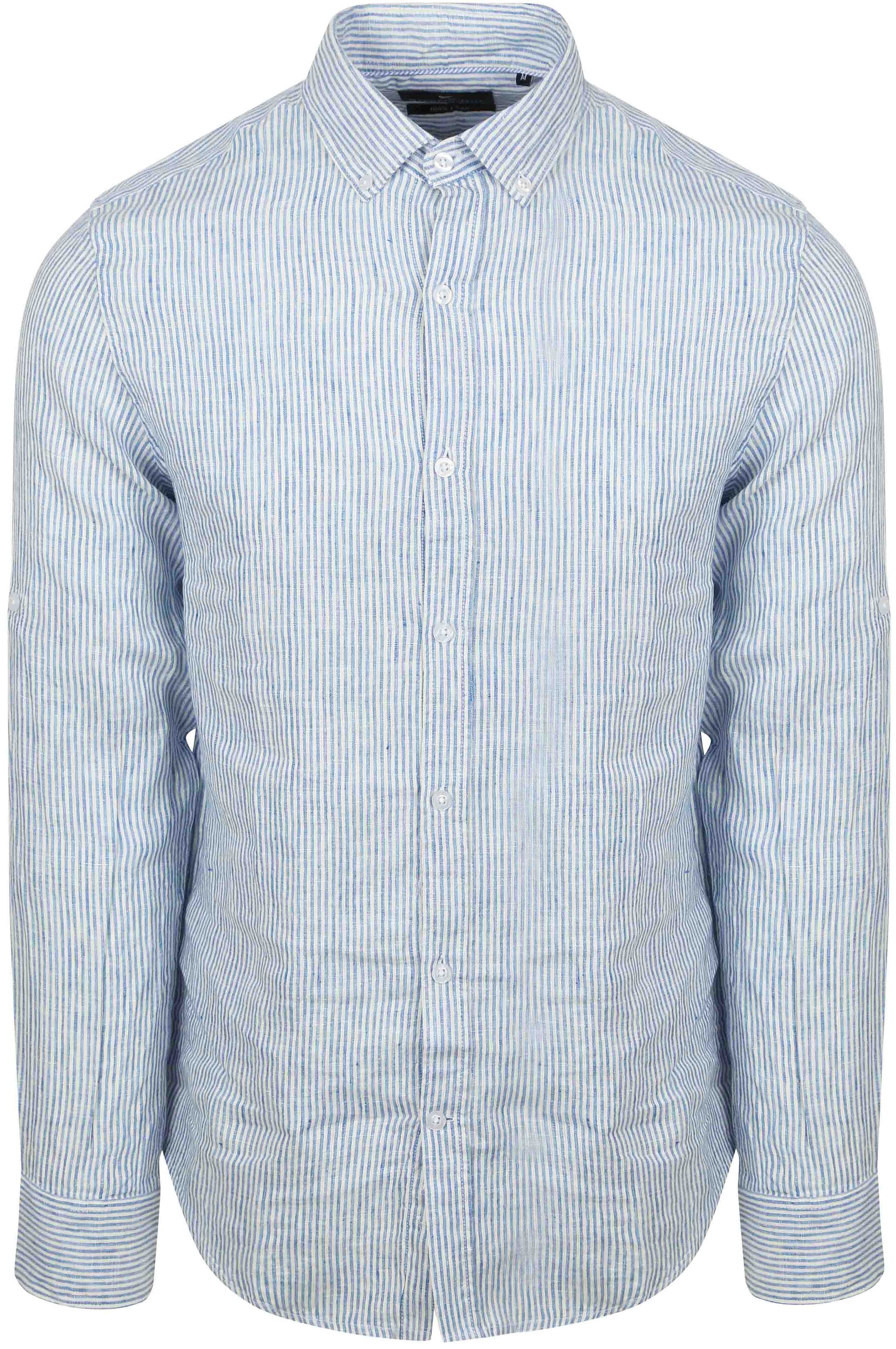 Steppin' Out Hemd Leinen Streifen Hellblau SH-LIN-WASH -25.08 kaufen | Suitable