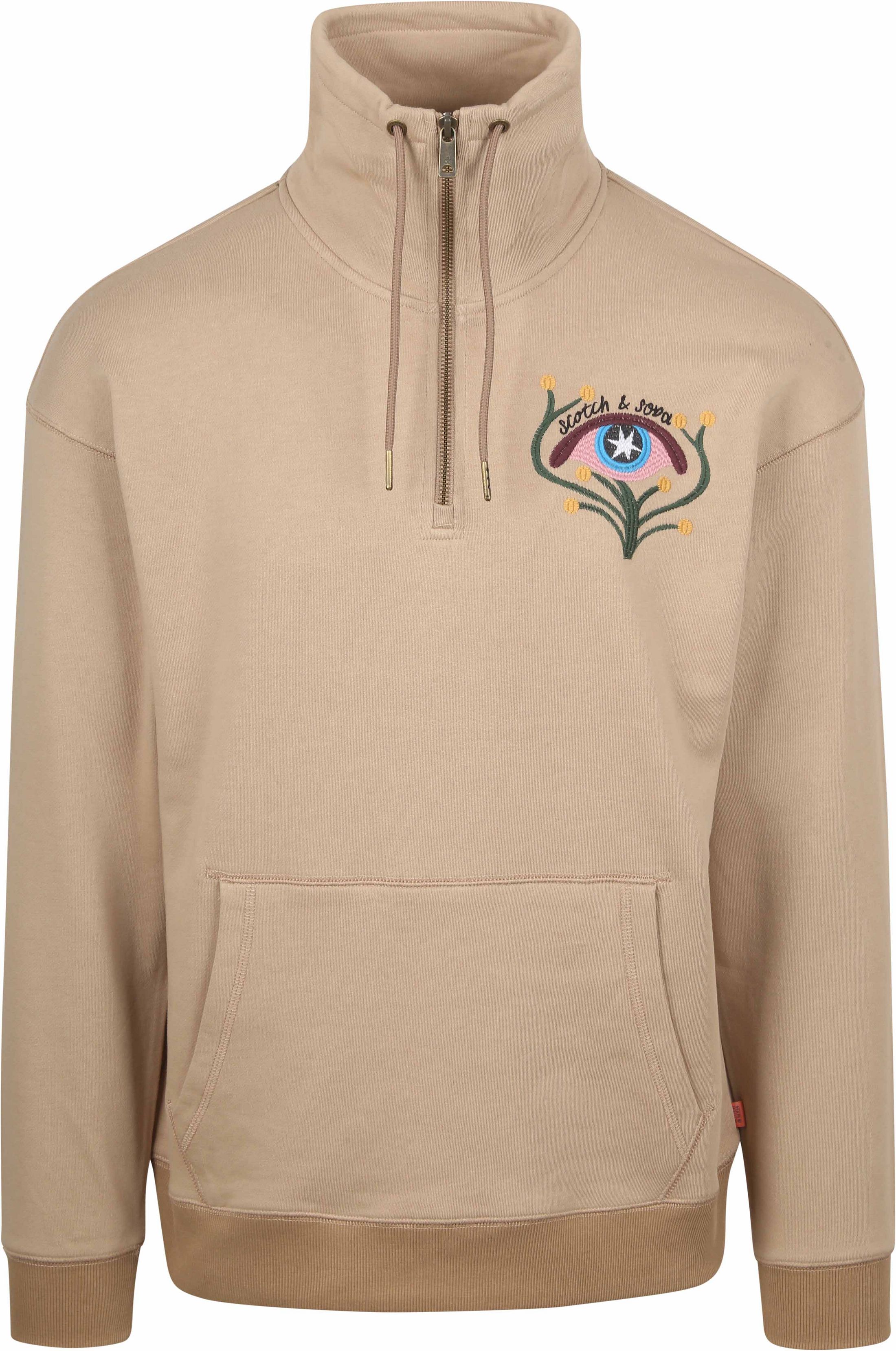 Scotch and Soda Half-zip Embroidered Artwork 178746-260 order online | Suitable