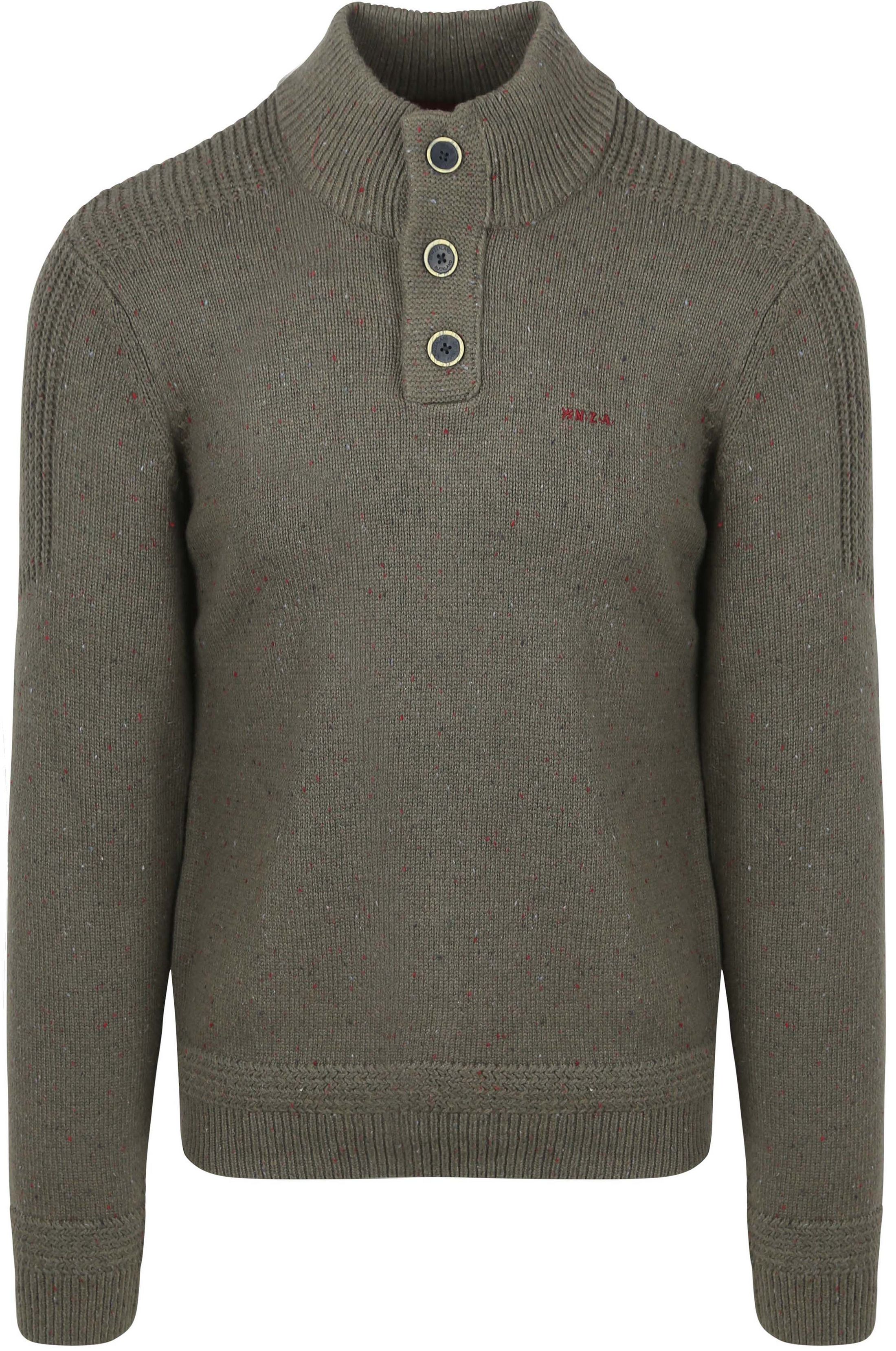 NZA Pullover Mocker Conor Melange Army Grey 25HN475-1764 order online | Suitable