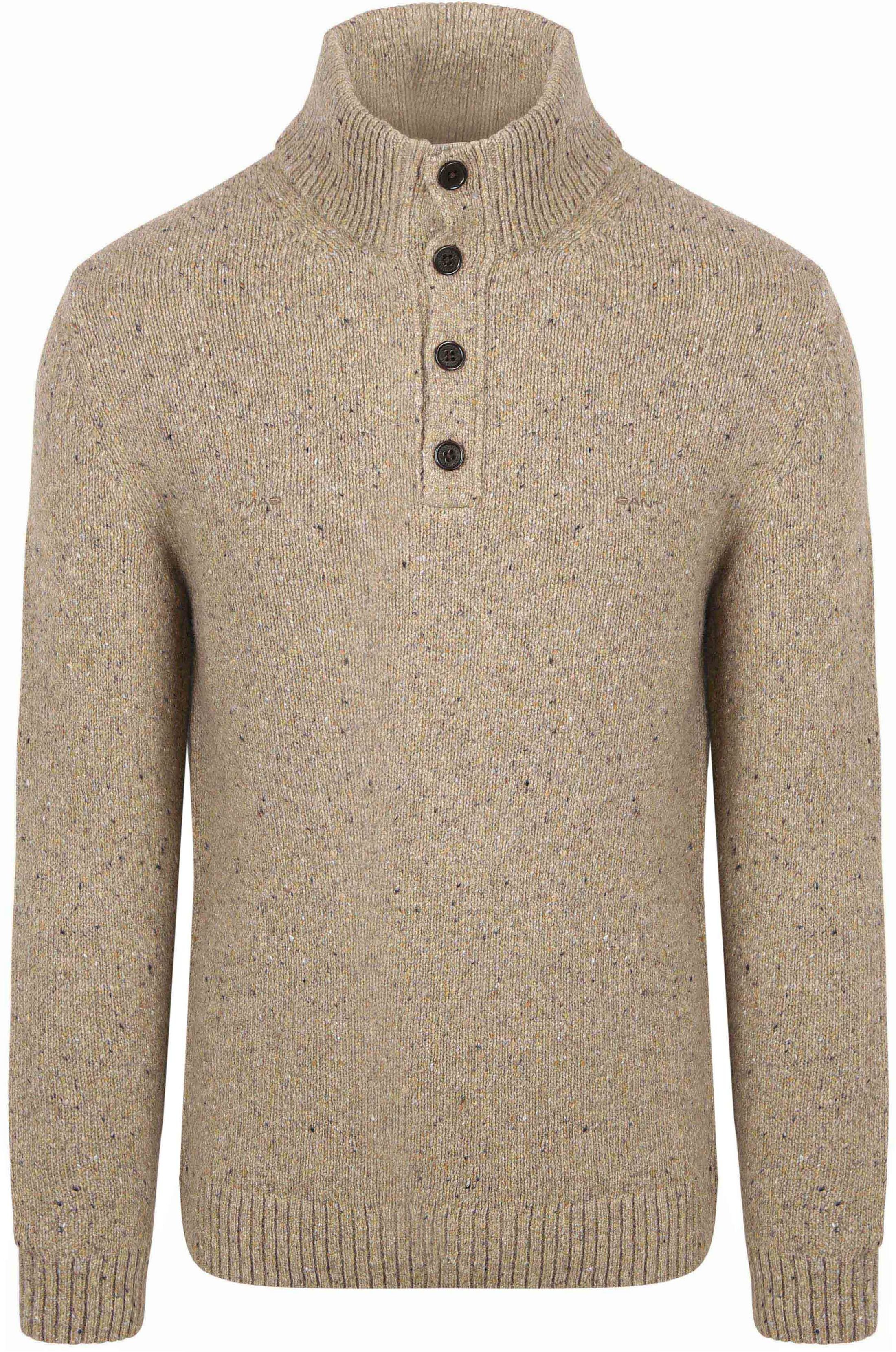 Gant Mocker Pullover Wool Blend Sand order online | Suitable