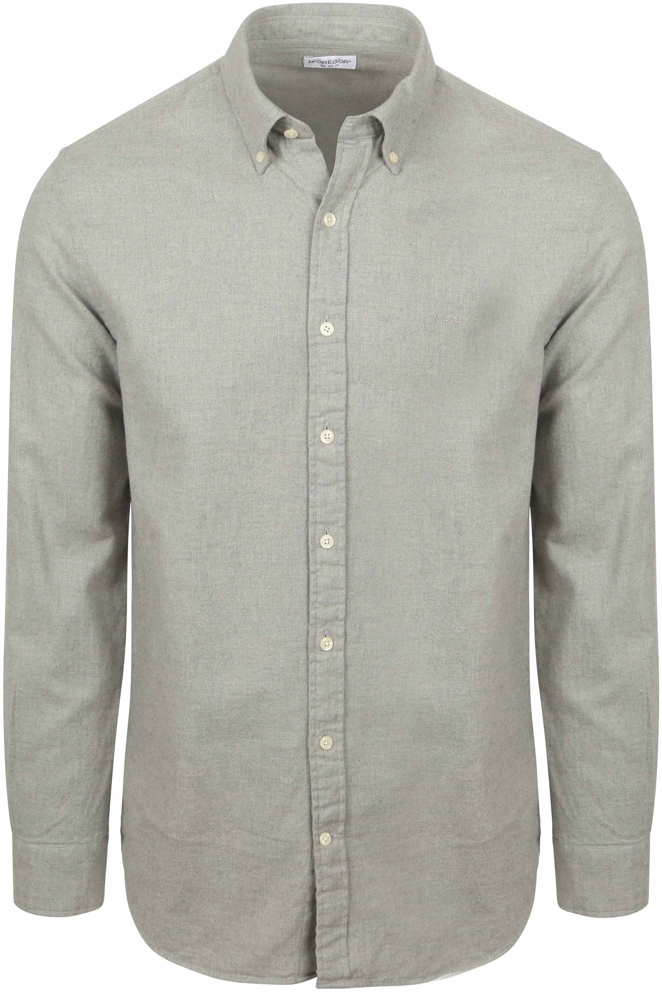 McGregor Shirt Flannel Melange Grey order online | MM252.6001.09-1202 | Suitable Liechtenstein