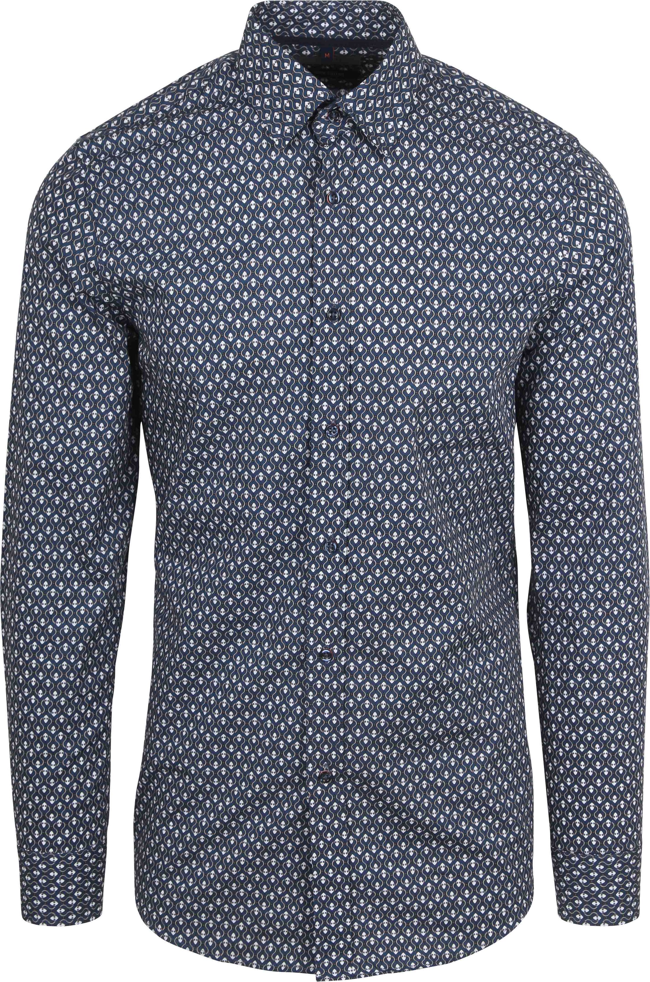 Suitable Shirt Print Navy order online | SH-HBD-PRBL-STBL-24W01 | Suitable Lithuania