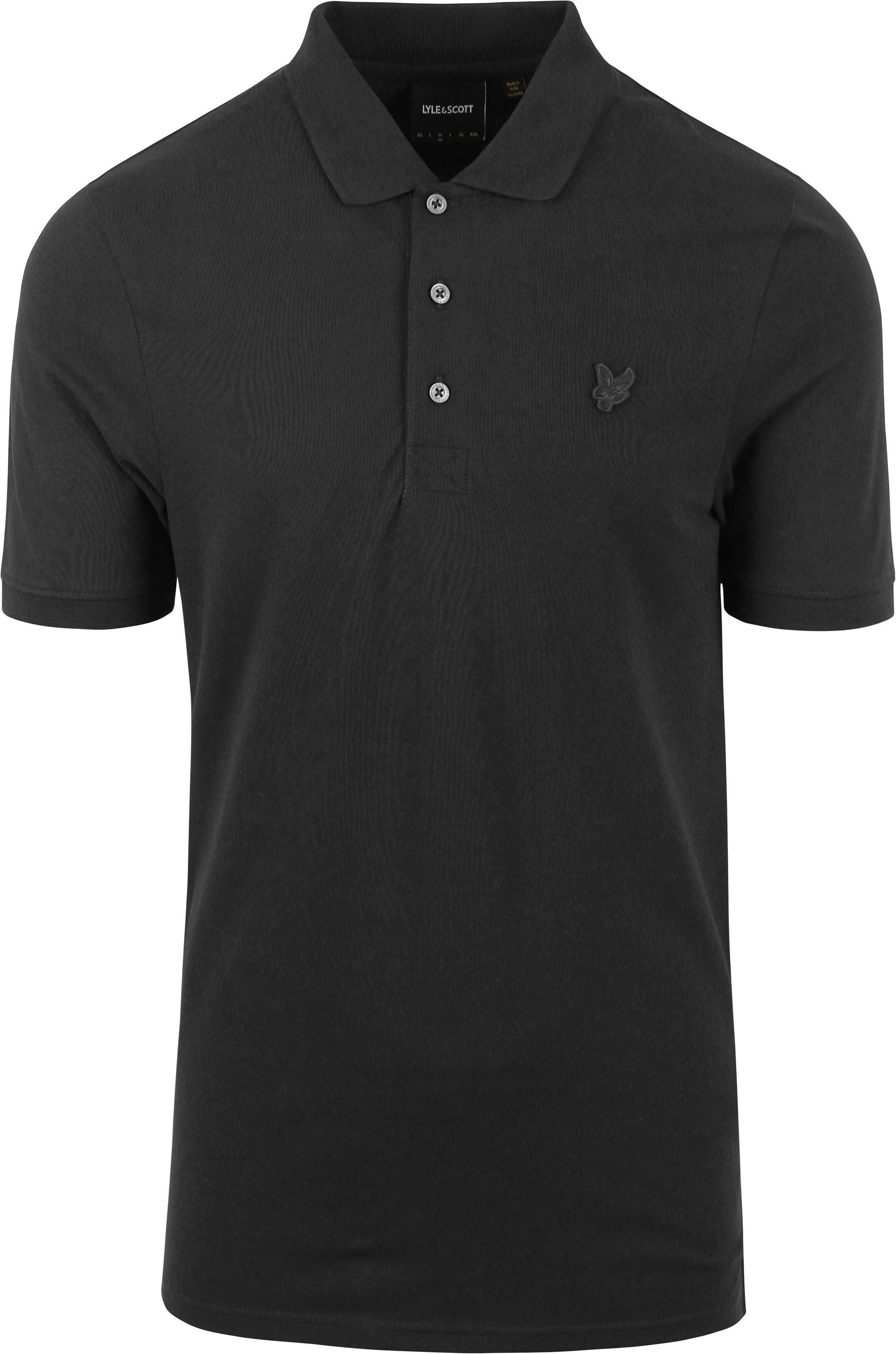 Lyle and Scott Tonal Eagle Polo Shirt Anthracite SP400TON-W635 order online | Suitable