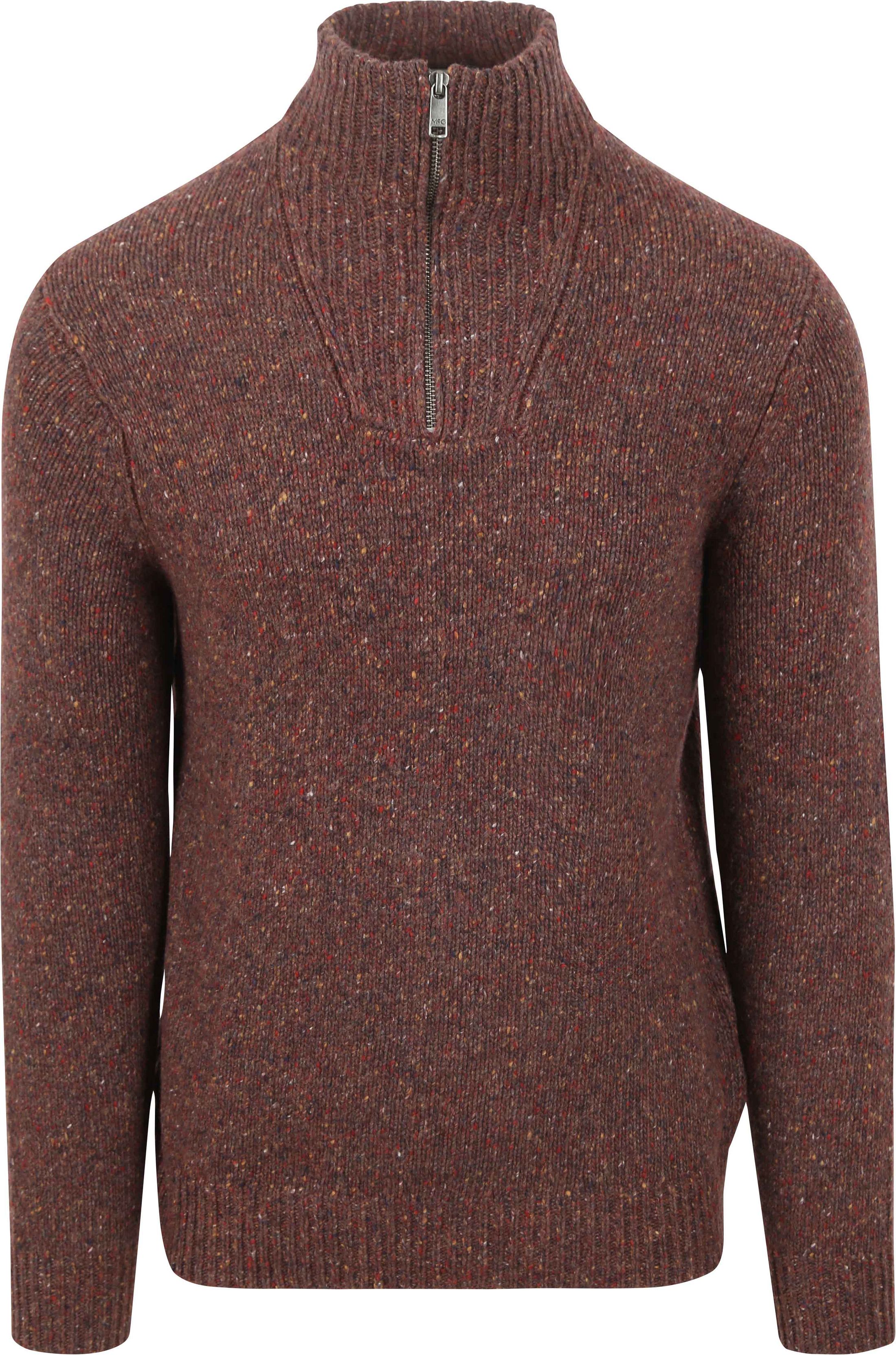McGregor Half Zip Pullover Merino Wool Brown MM242.1204.02-3006 order online | Suitable