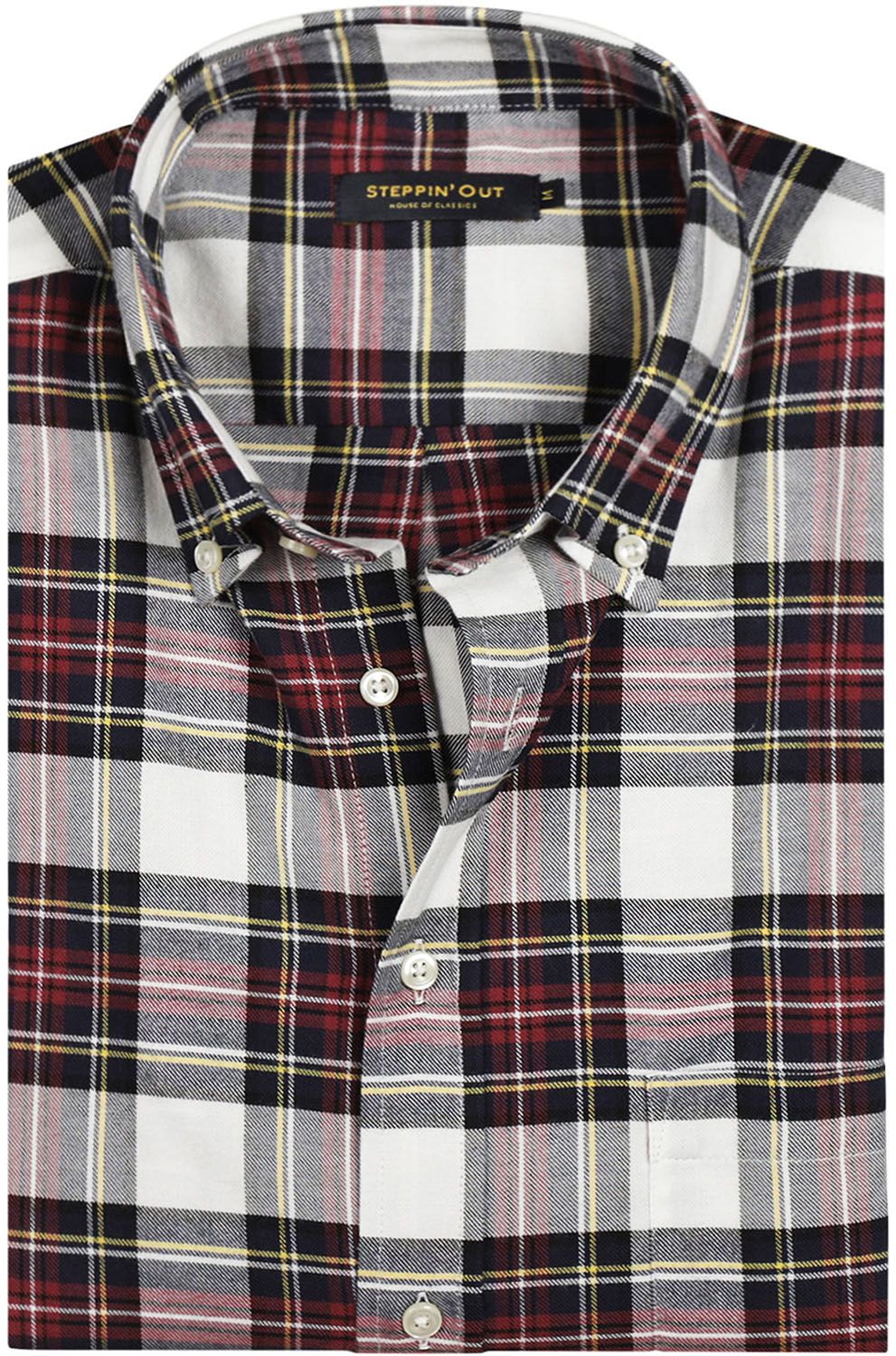 Steppin' Out Flanel Shirt Checks Black Red SM6001.0012-2100 order online | Suitable