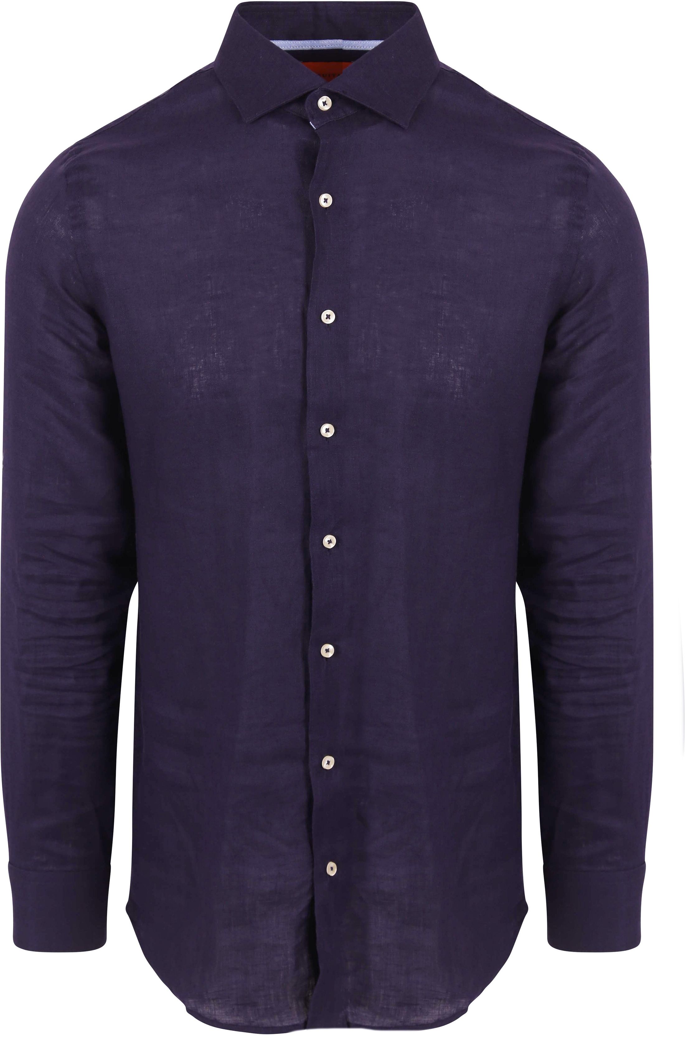 Suitable Overhemd Linnen Navy SH-LIN-CLAS-24.02 kopen | Suitable