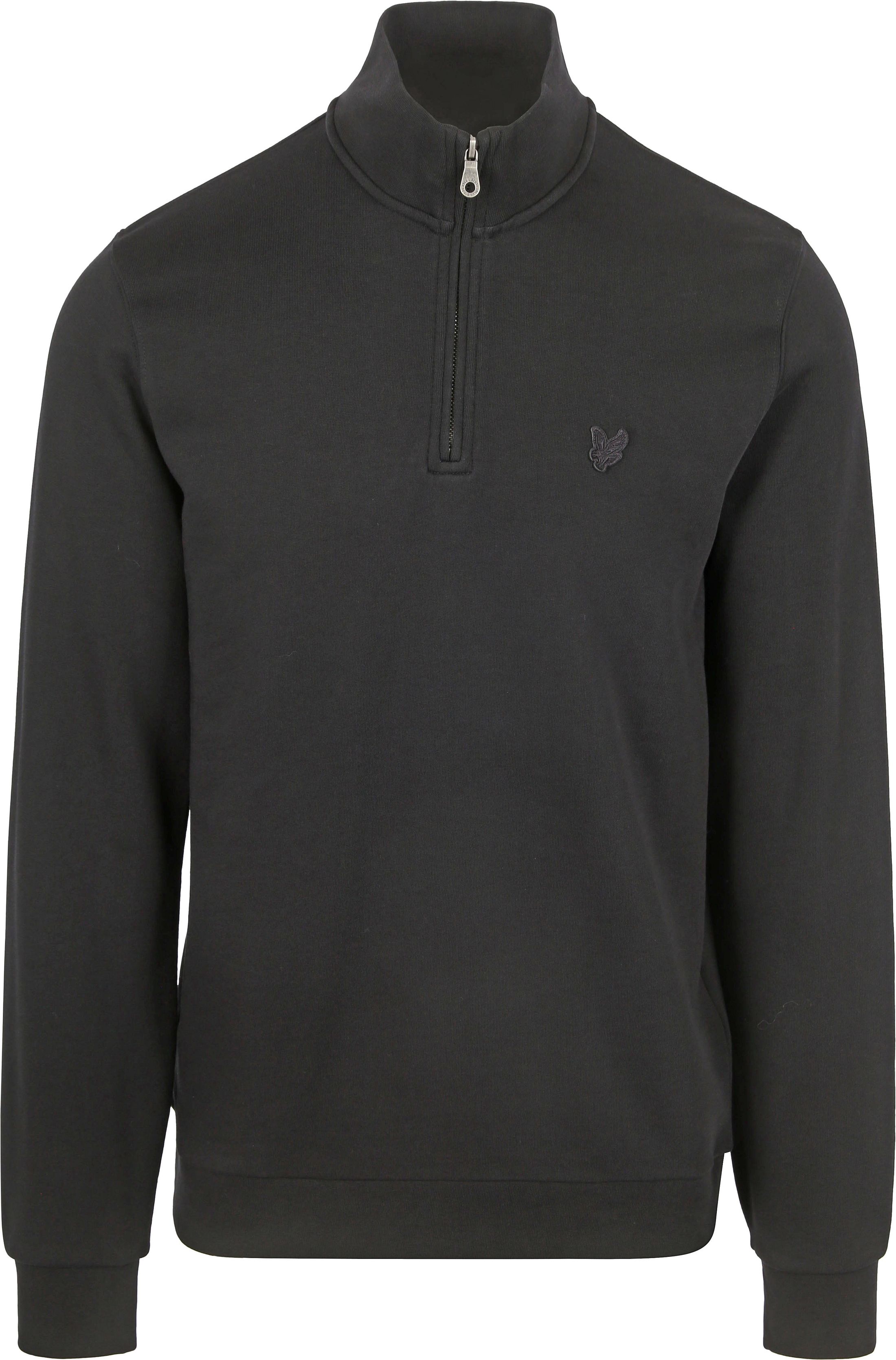 Lyle & Scott Half Zip Pullover Tonal Black ML2022TON-Z865 order online | Suitable
