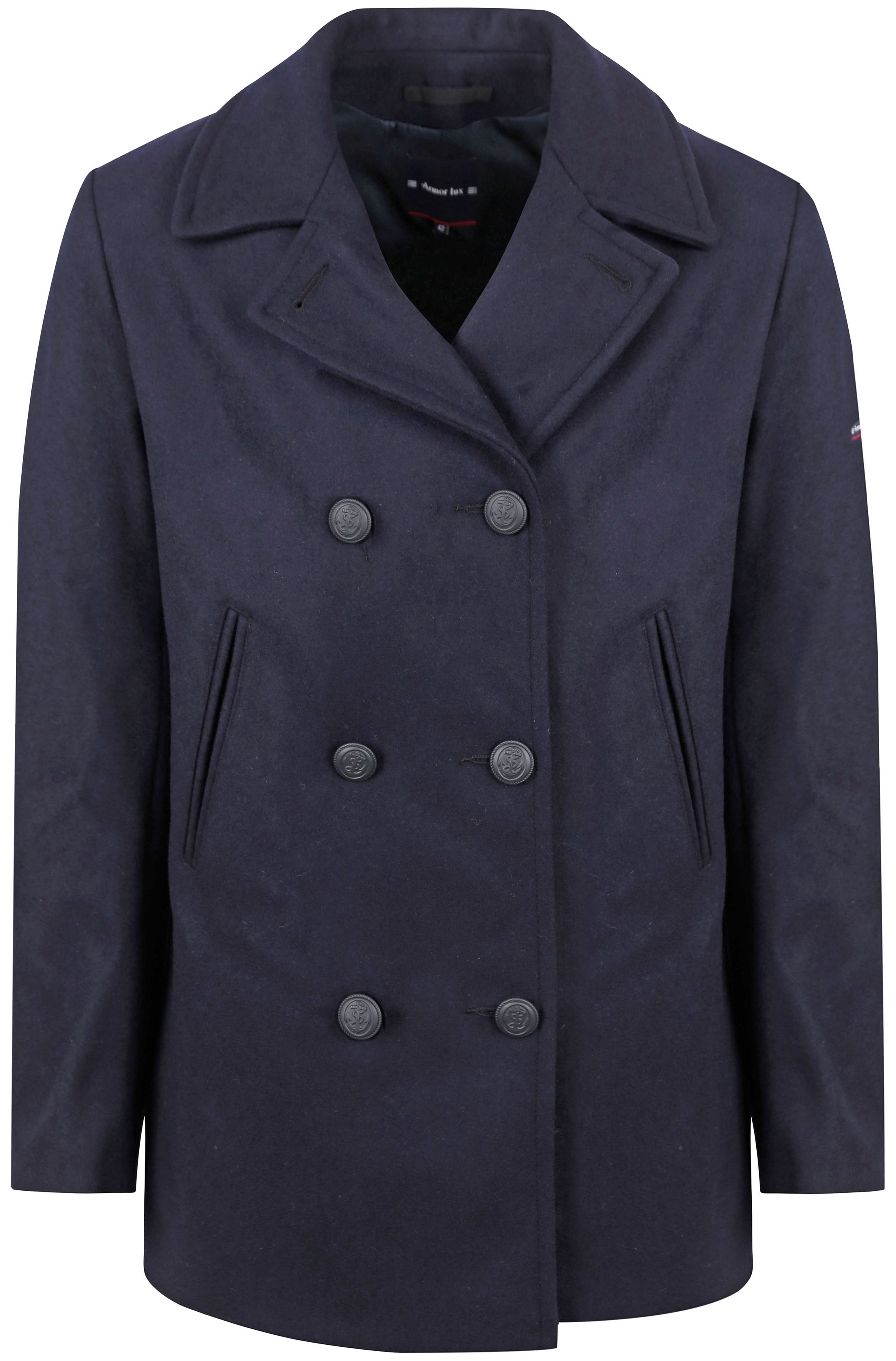 Armor-Lux Cap Sizun Coat Wool Navy order online | 03706-300 | Suitable Spain