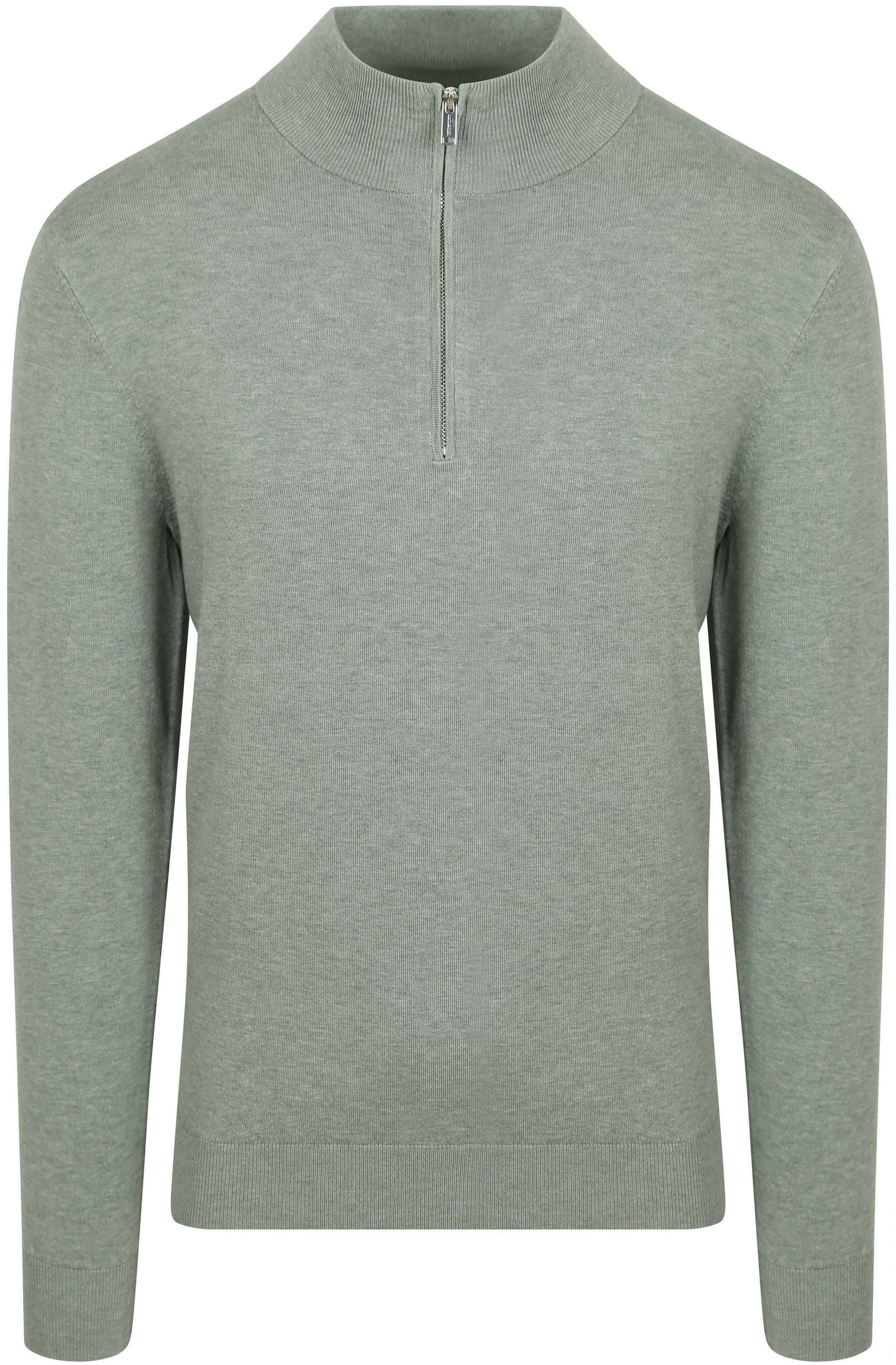 Profuomo Pullover Half Zip Luxury Basic Vert PPWJ10007E-Z commander en ligne | Suitable