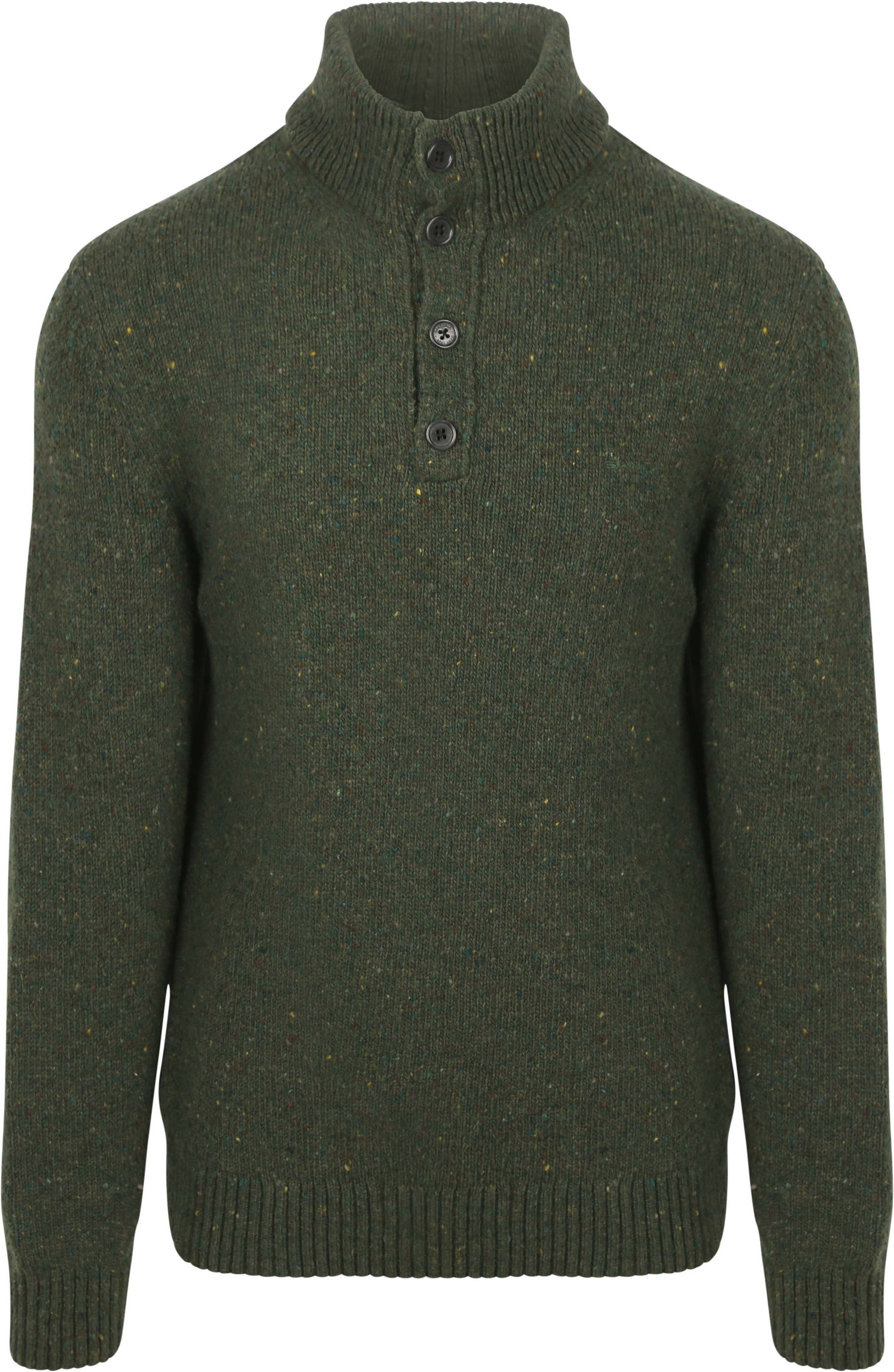 Gant Mocker Pullover Wool Blend Dark Green order online | Suitable