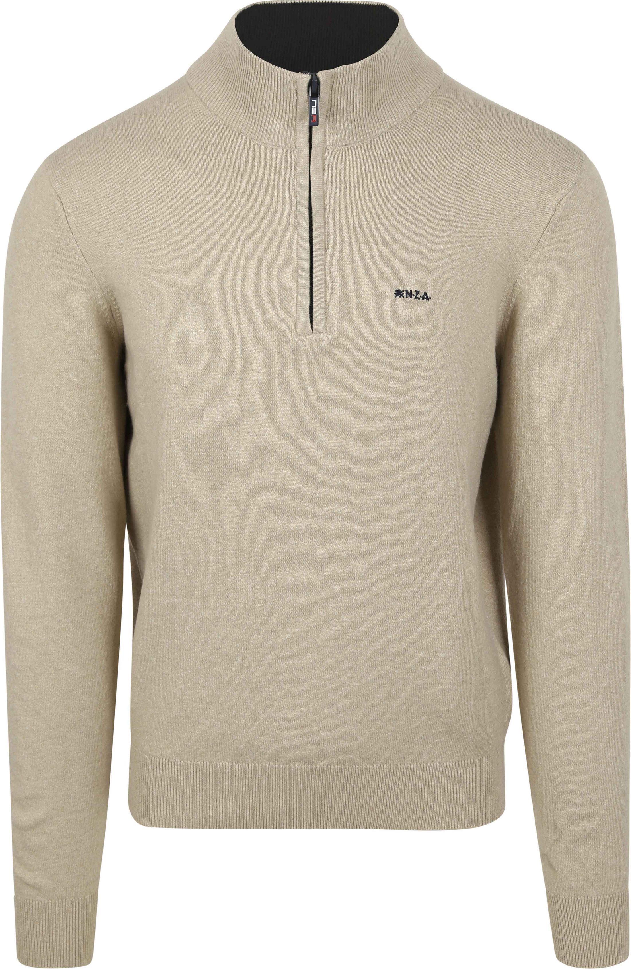 NZA Half Zip Sweater Christopher Melange Sand order online | 24HN414-1116 | Suitable Spain