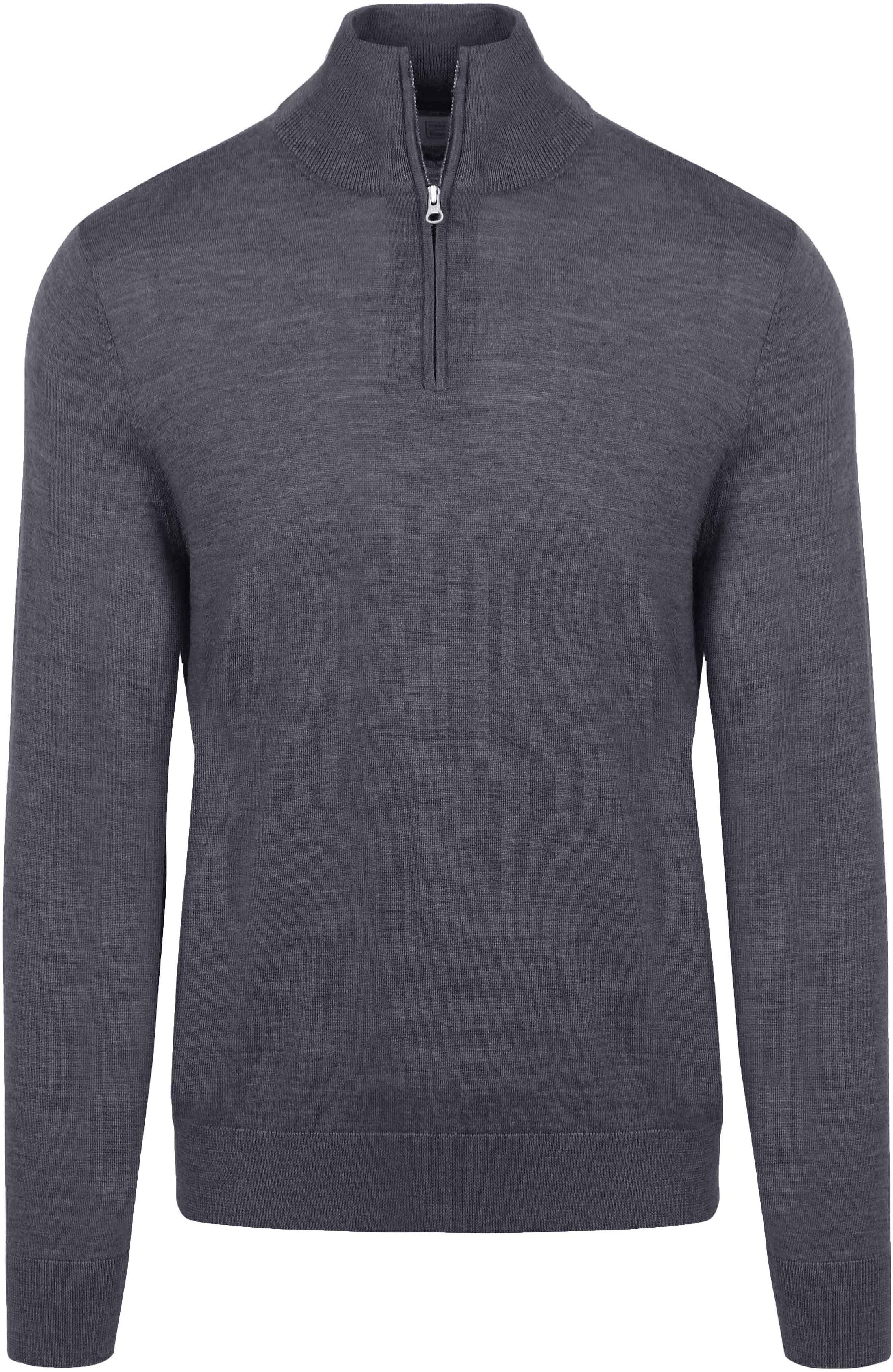 King Essentials The Michael Half Zip Pull Merino Anthrazit KM111030003-C003T kaufen | Suitable