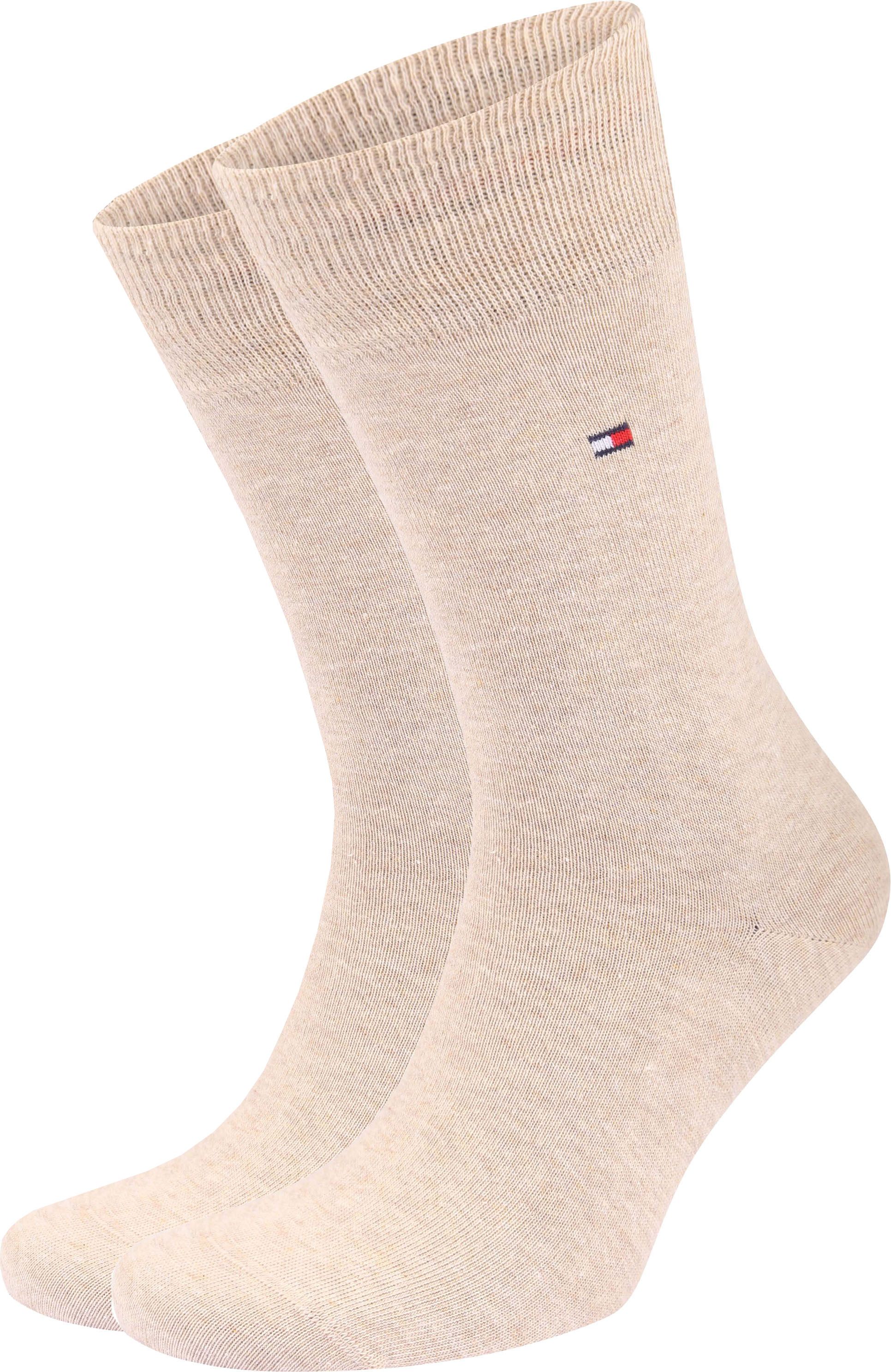 Tommy Hilfiger Classic 2-Pack Sokken Beige 371111-369 kopen | Suitable