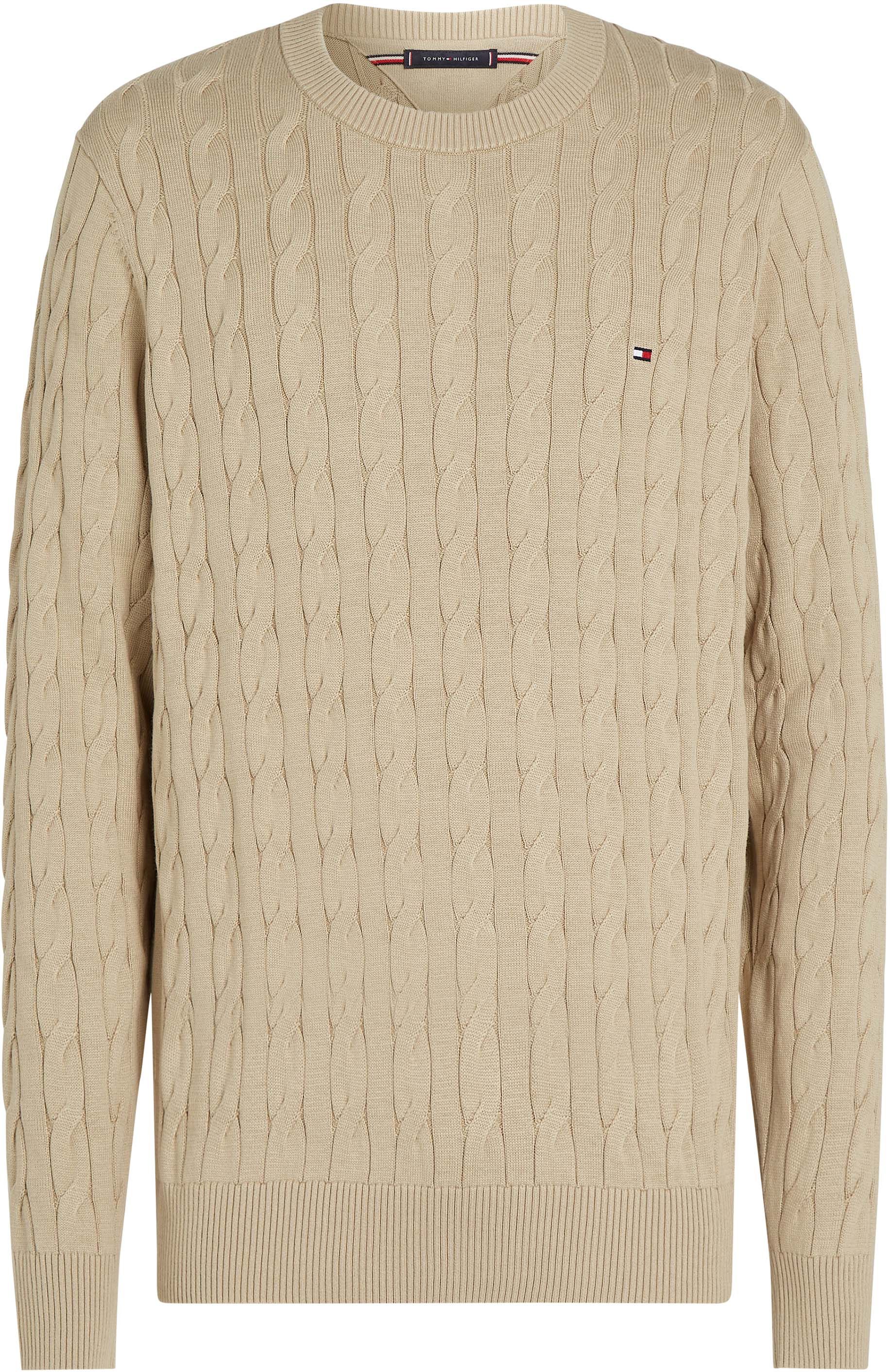 Tommy Hilfiger Pullover Cable Beige MW0MW33132-RBT order online | Suitable