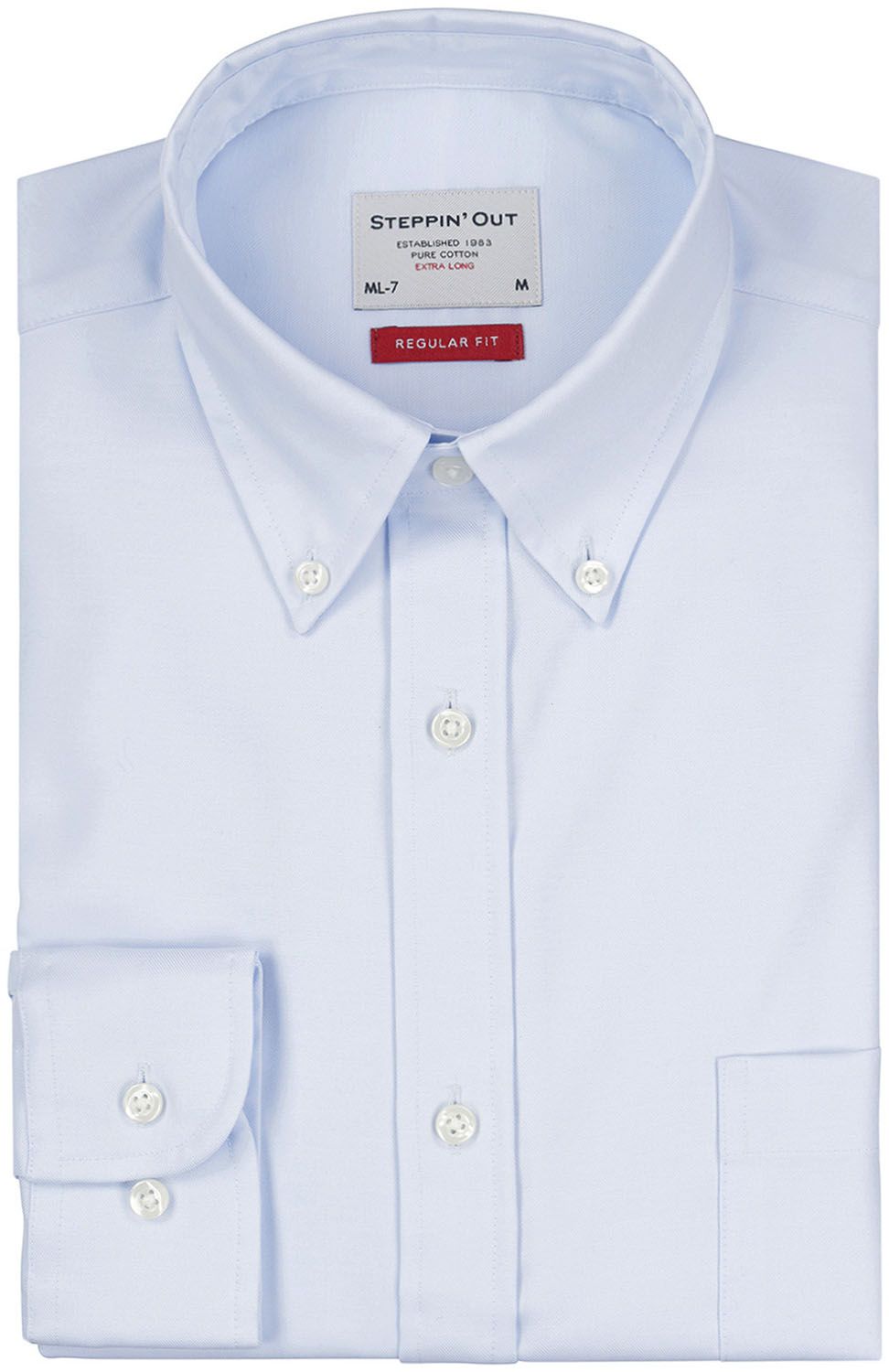 Steppin' Out Overhemd Twill Extra Lange Mouw Lichtblauw SM6007.0004-2001 kopen | Suitable