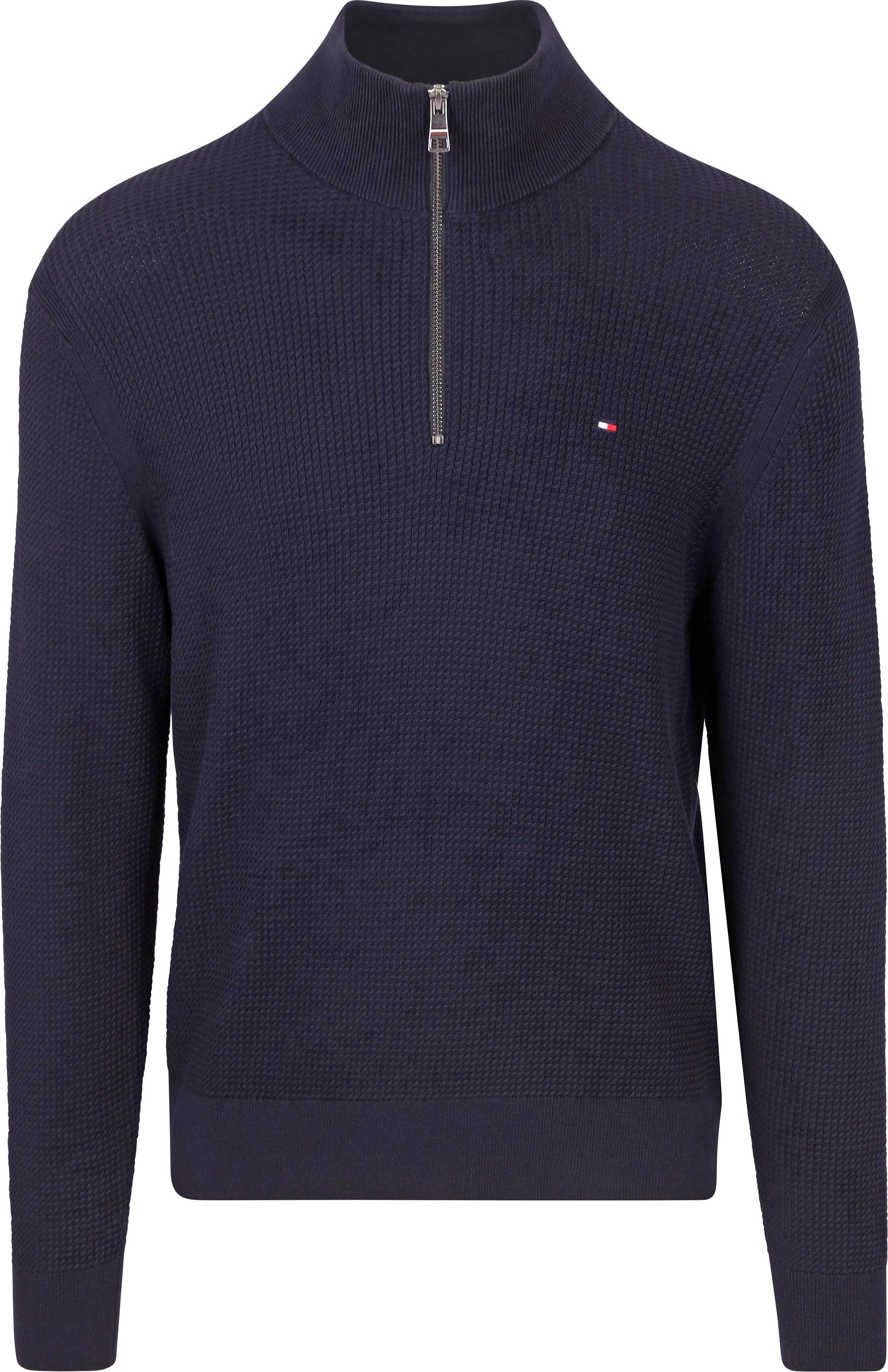Tommy Hilfiger Half Zip Pullover Torsadé Marine MW0MW36527-DW5 commander en ligne | Suitable
