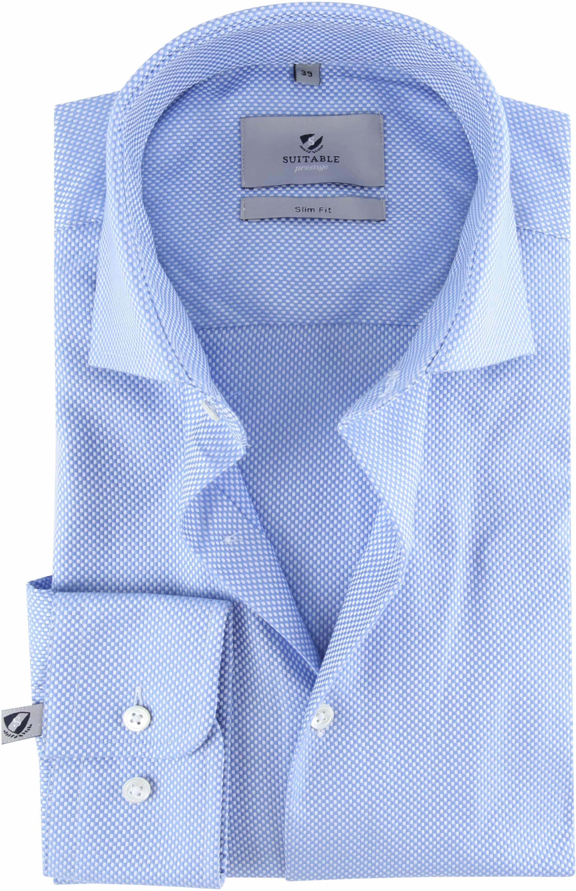 Suitable Prestige Shirt Albini Blue size 15 3/4