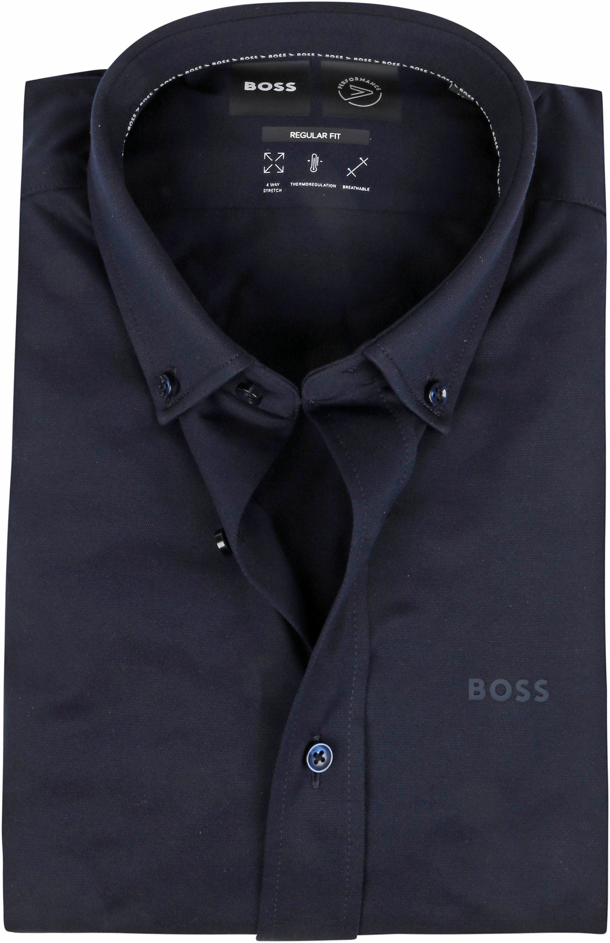 Hugo Boss Shirt Uni Dark Blue Dark Blue size 15 1/2