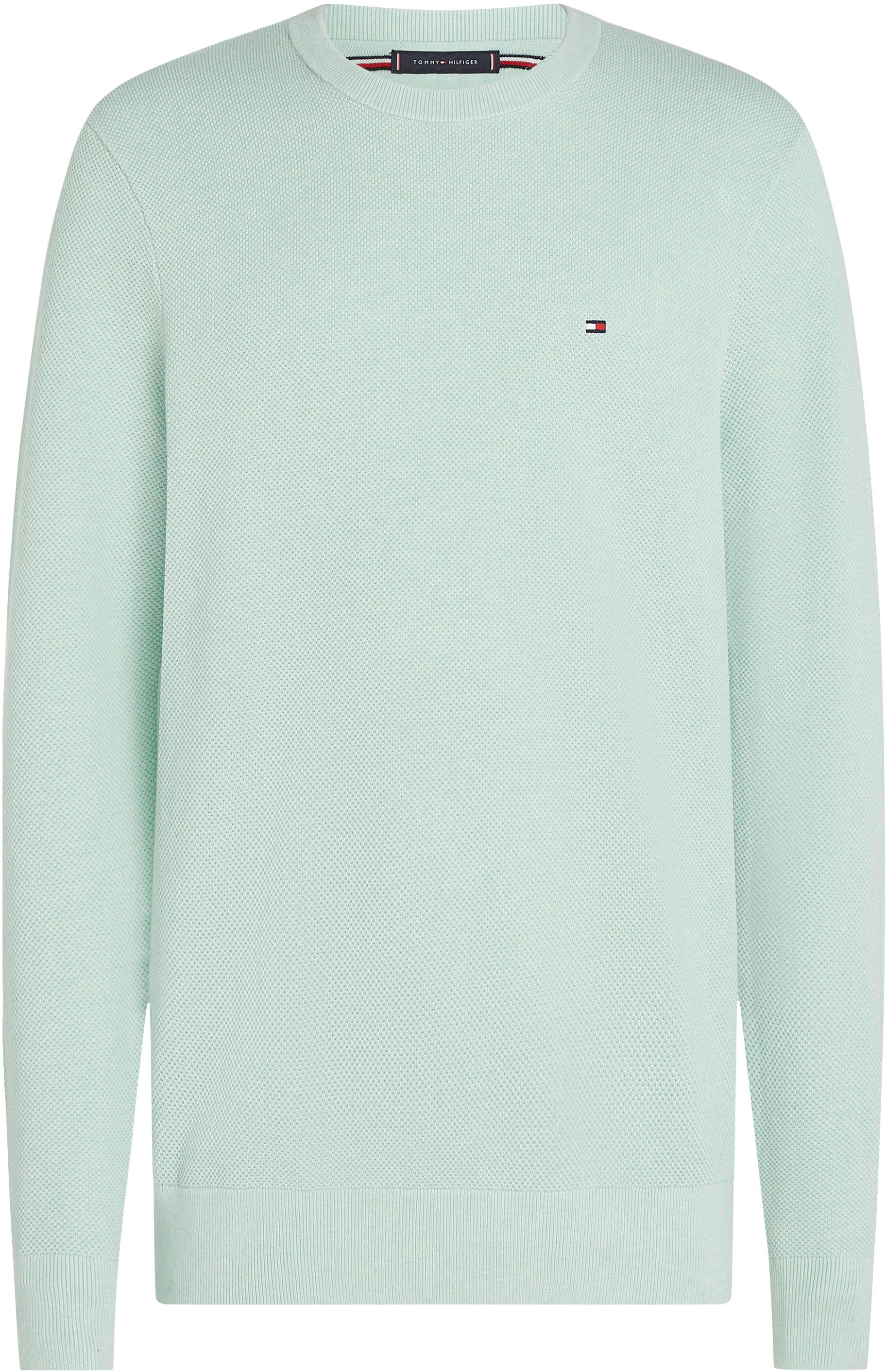 Tommy Hilfiger Structure Pullover Mintgrün MW0MW36347-MRE kaufen | Suitable