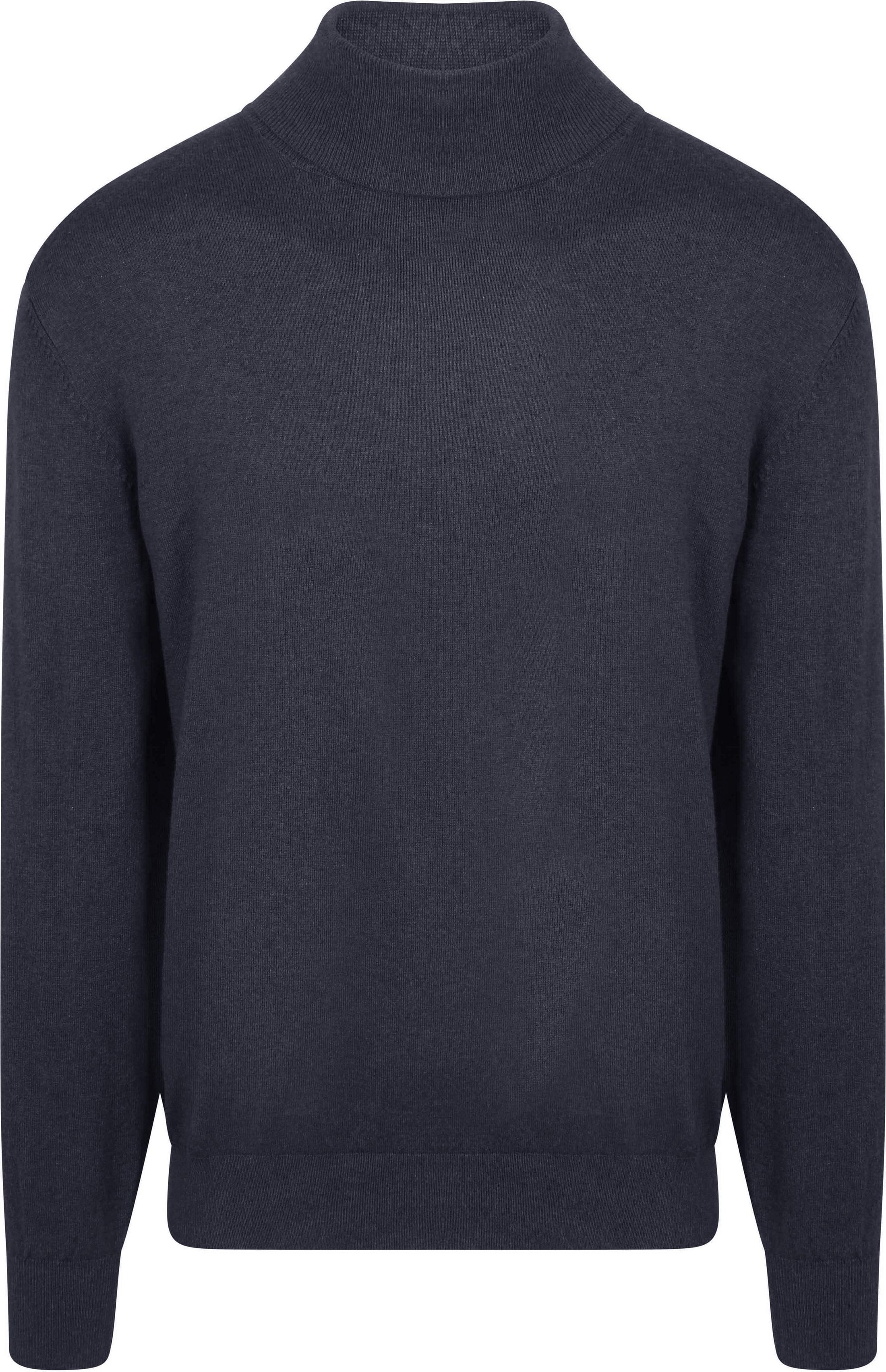 Steppin' Out Rollneck Pullover Cotton Cashmere Navy SM1203.0001-2100 order online | Suitable