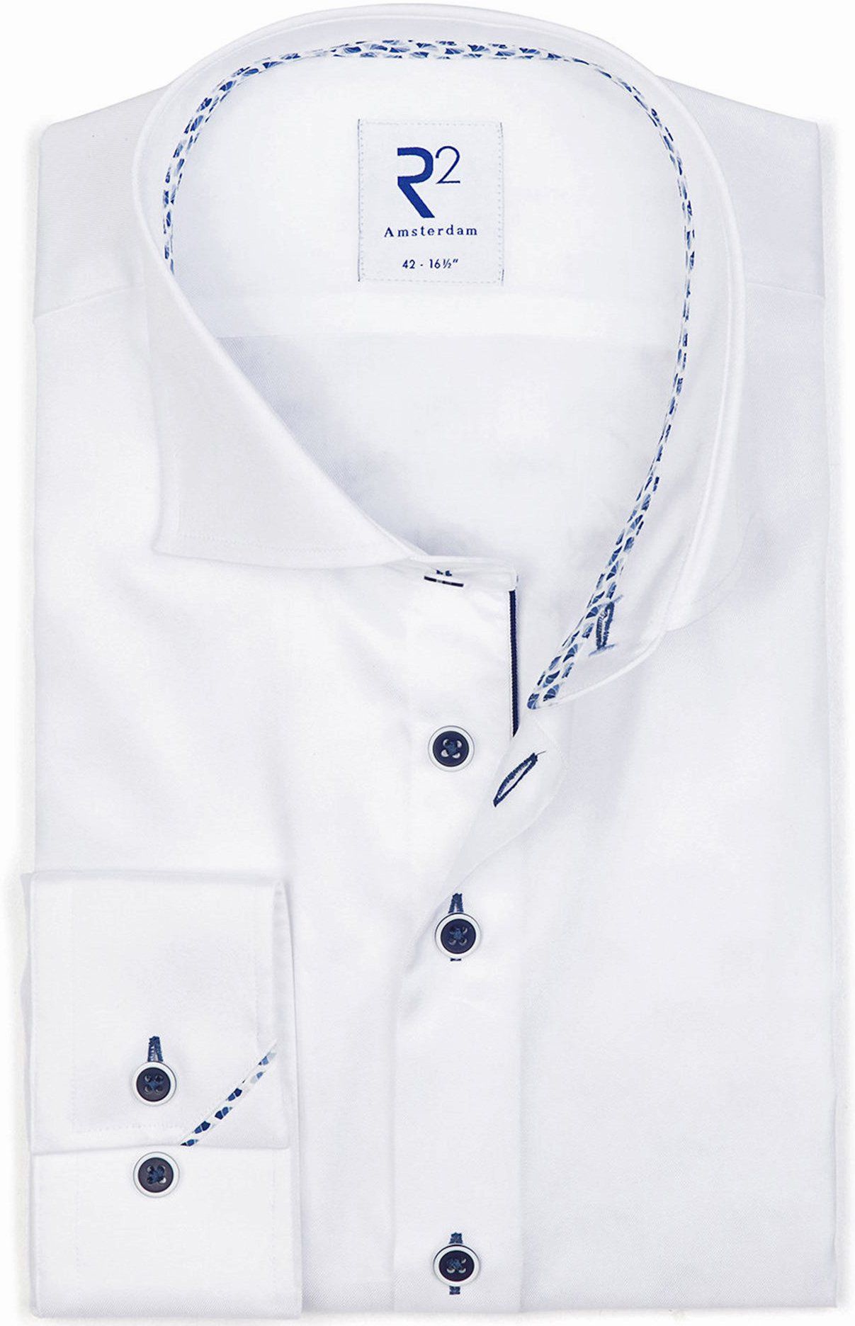 R2 Chemise Twill Blanche Blanc taille 39