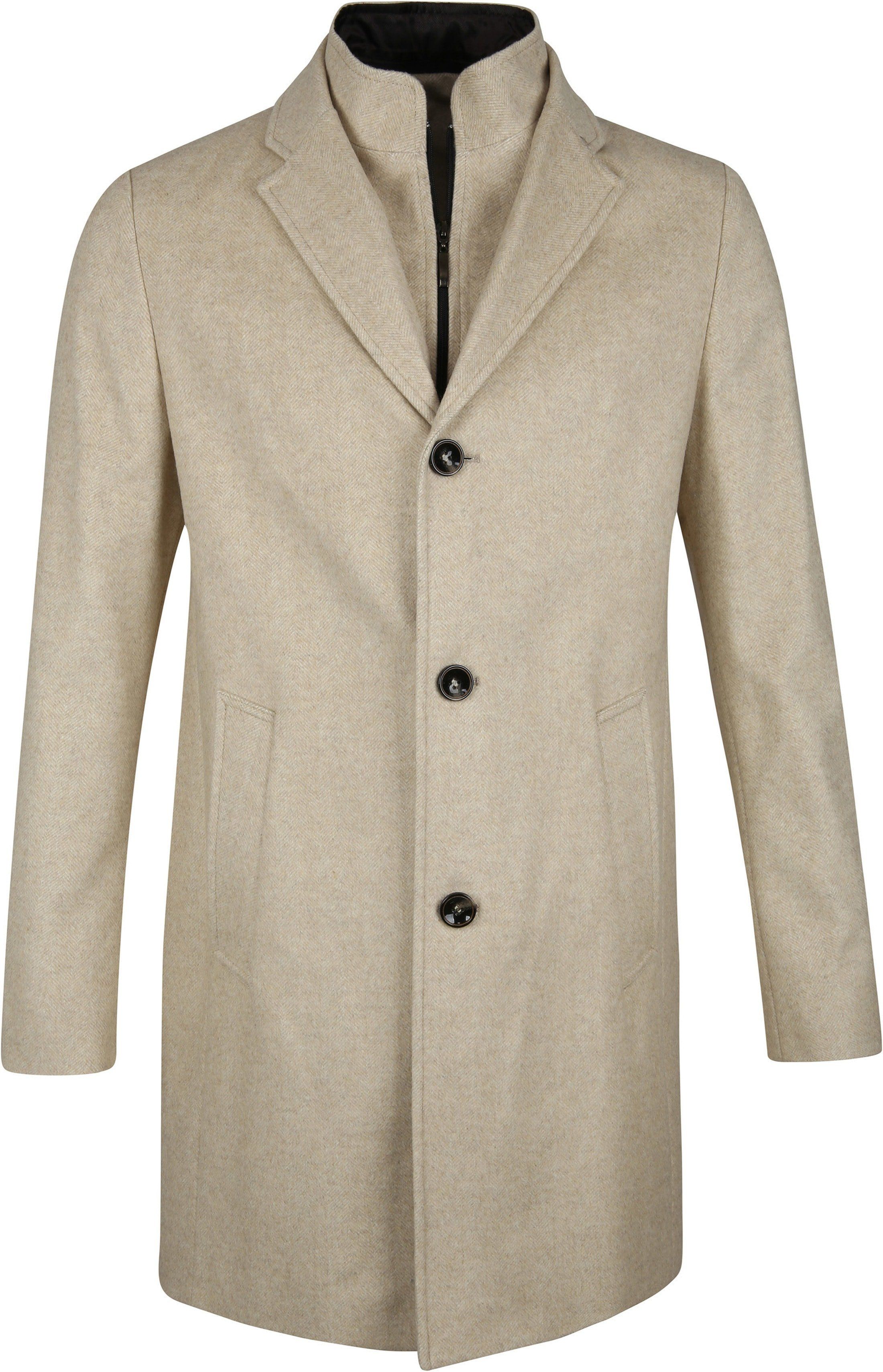 Suitable Coat K150 Herringbone Beige size 44-R