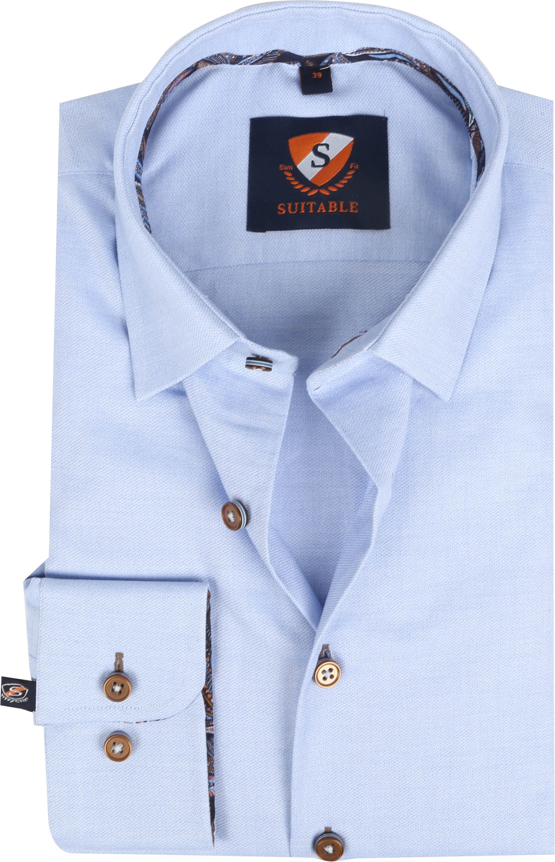 Suitable Chemise Smart HBD Clair Bleu clair Bleu taille 39