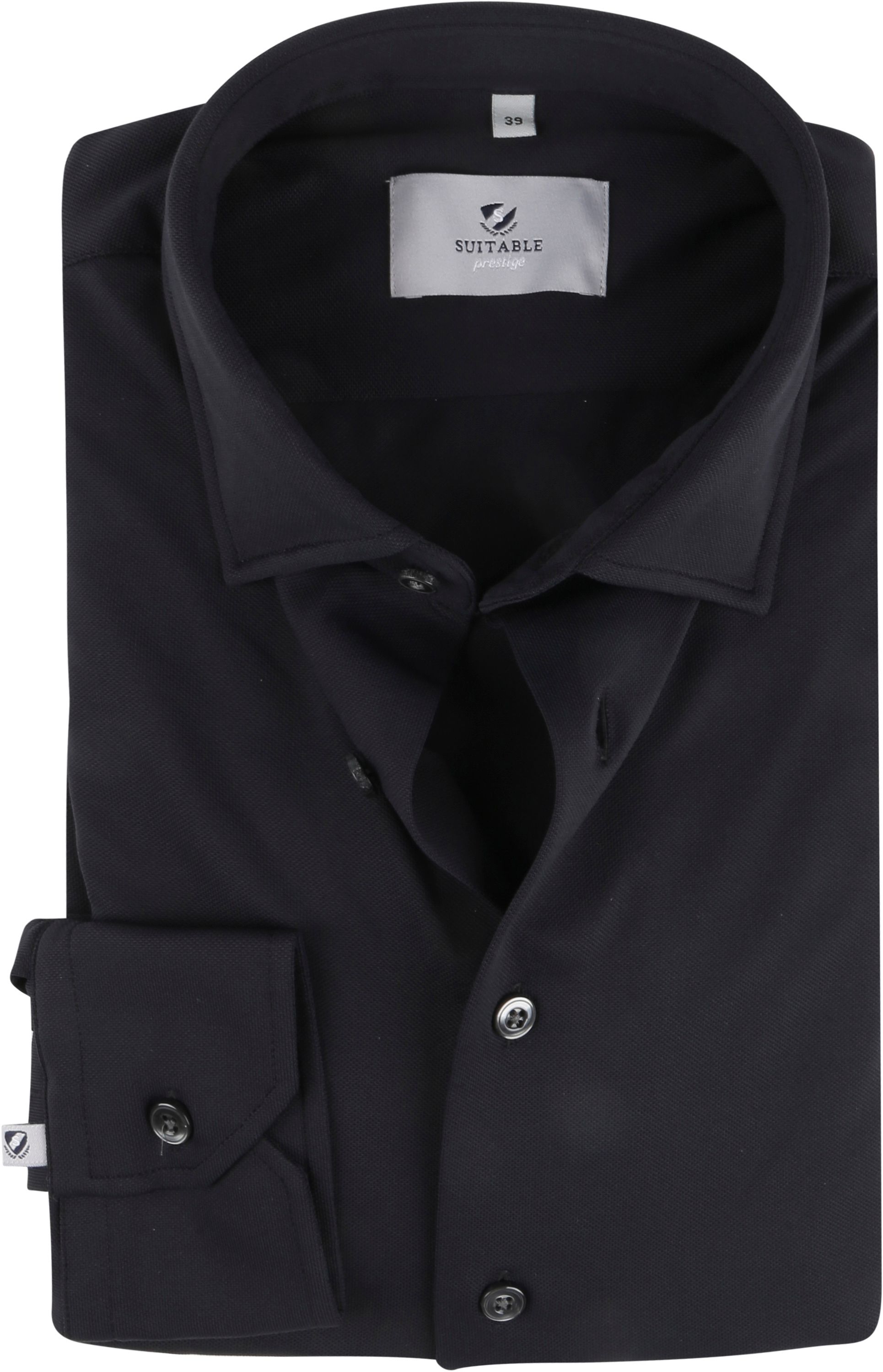 Suitable Chemise Tech Stretch Noir taille 38