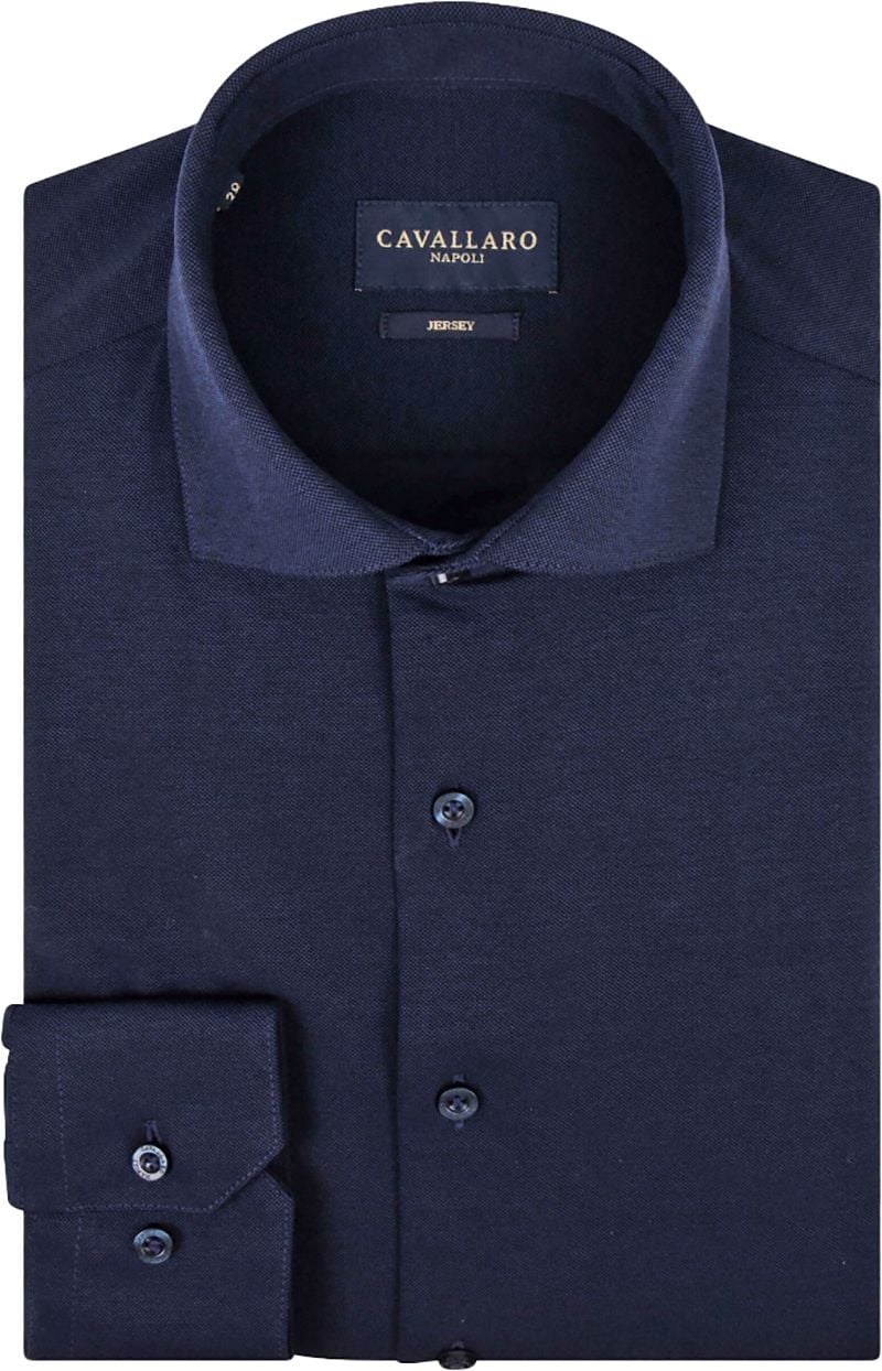 Cavallaro Piqué Shirt Navy order online | 110999116-699000 | Suitable Finland
