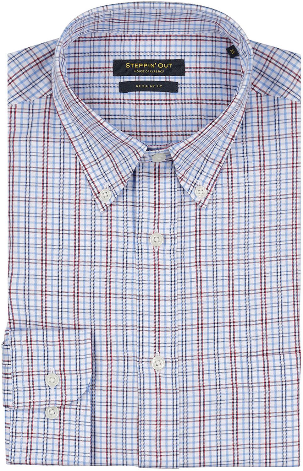 Steppin' Out Shirt Checks Blue Red SM6003.0011-4000 order online | Suitable