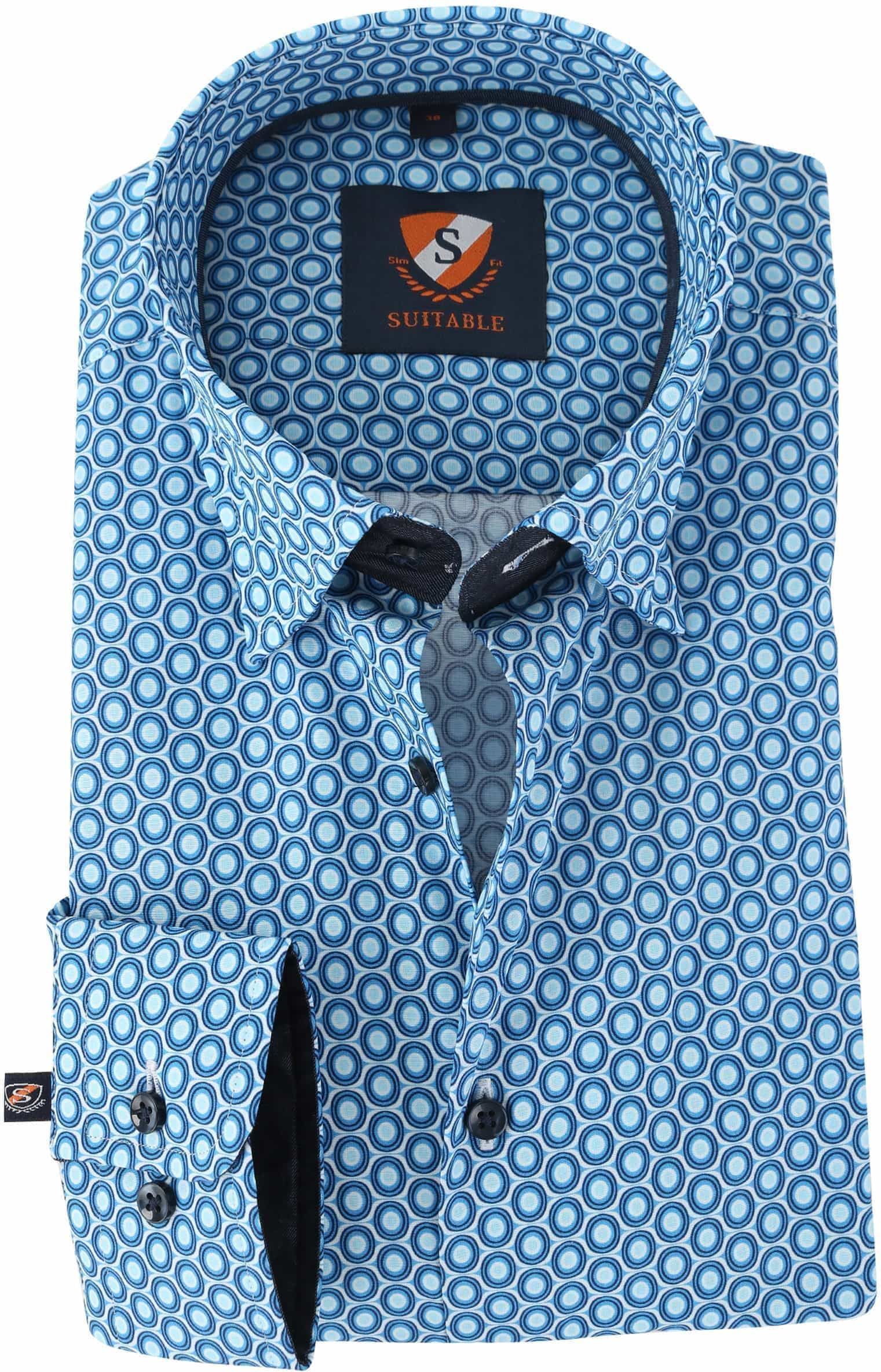 Suitable Shirt 149-7 Blue size 15