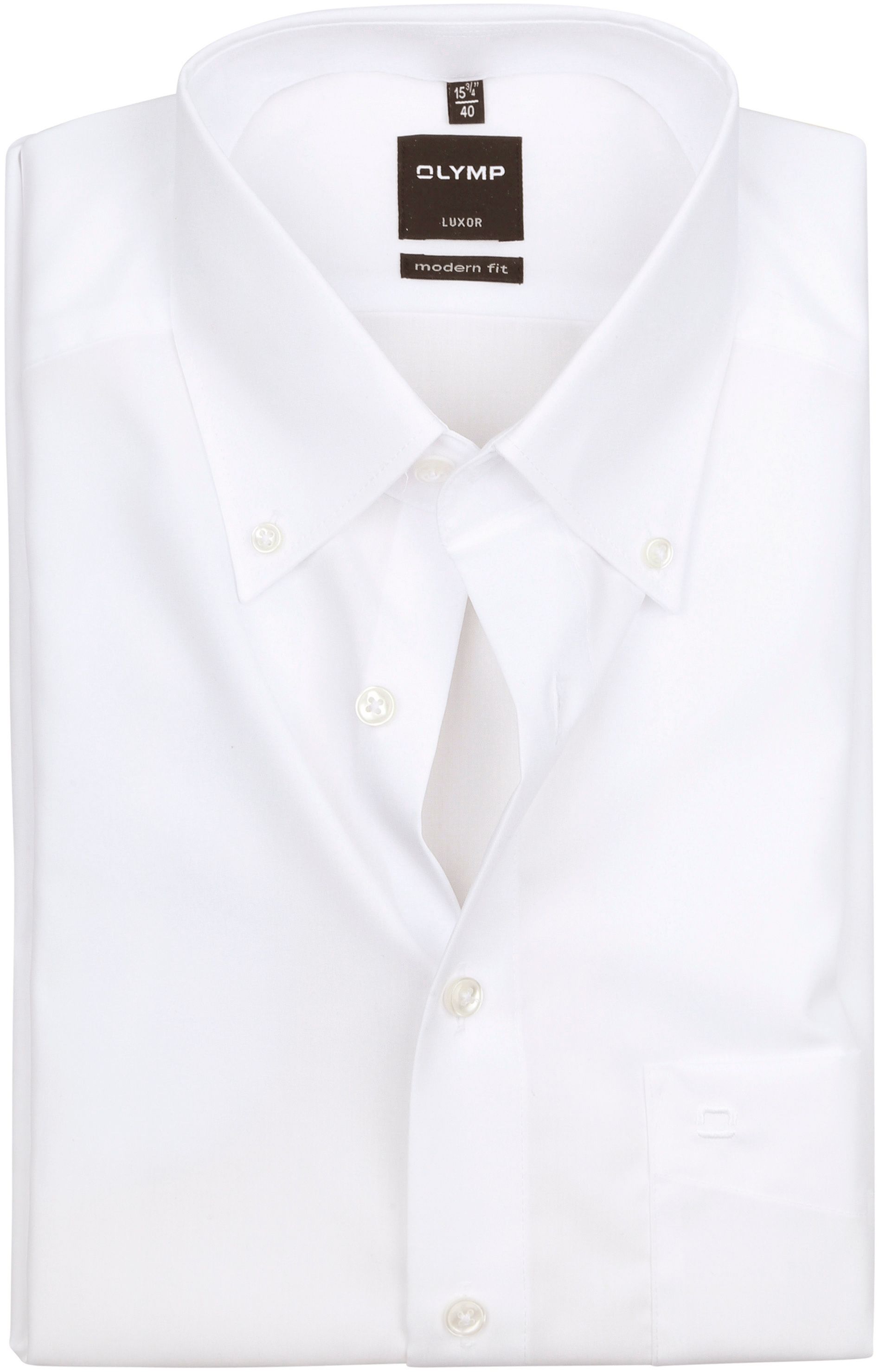 Olymp Chemise Blanche Luxor Coupe Moderne Blanc taille 42