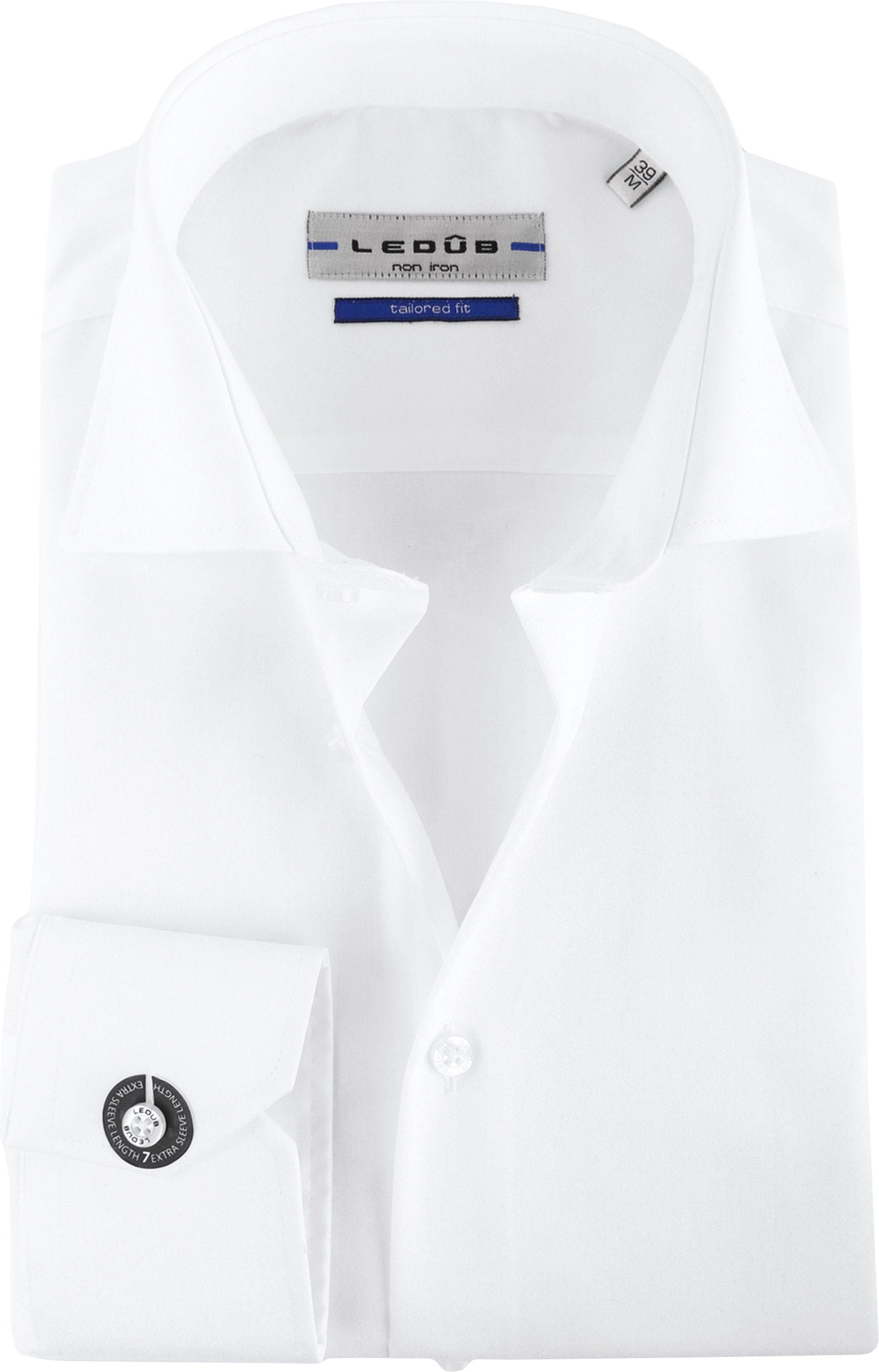 Ledub Non Iron SL7 Shirt White size 15