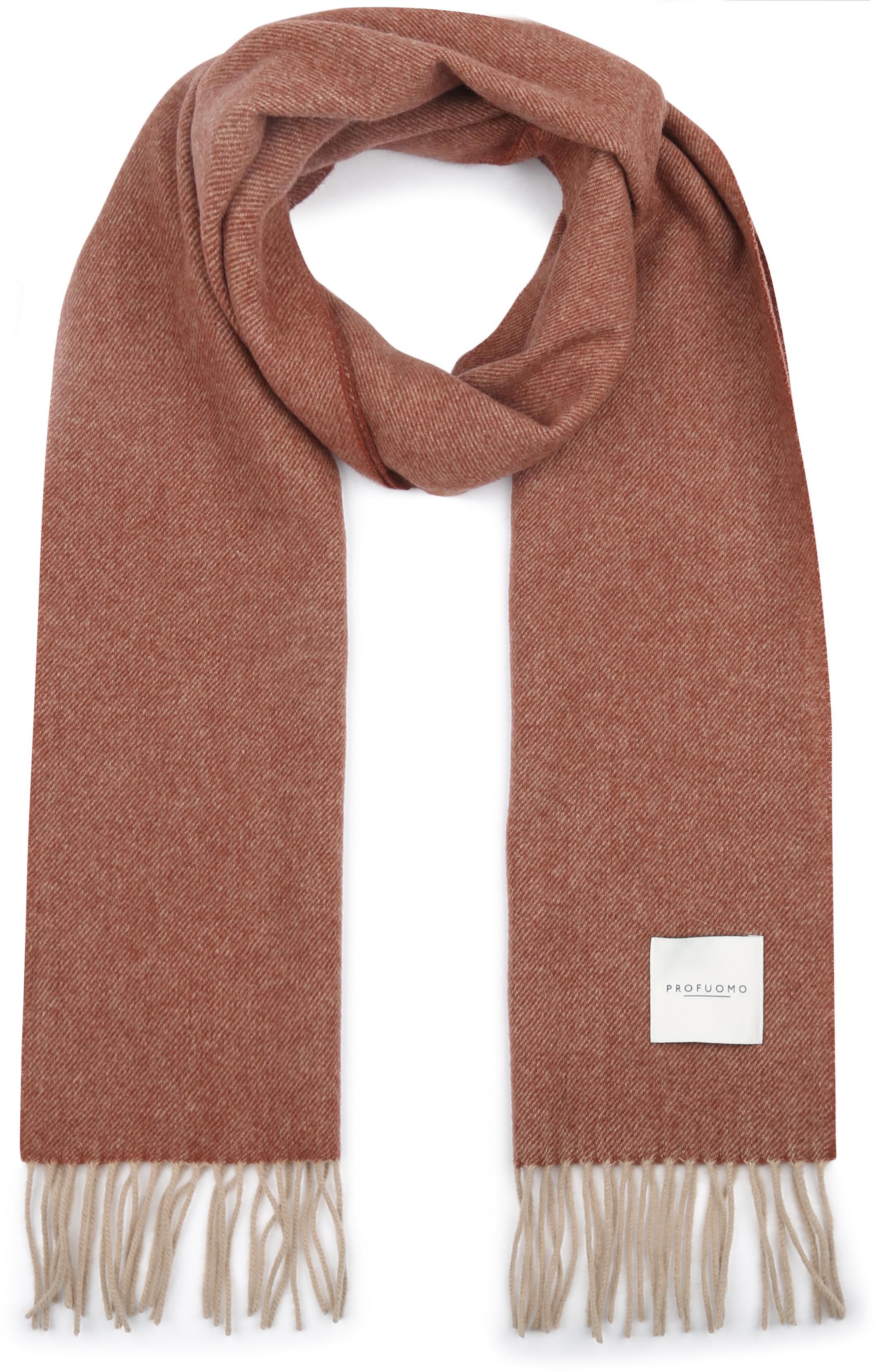 Profuomo Scarf Lambswool Mahogany order online | PPSS30001G-H | Suitable Spain