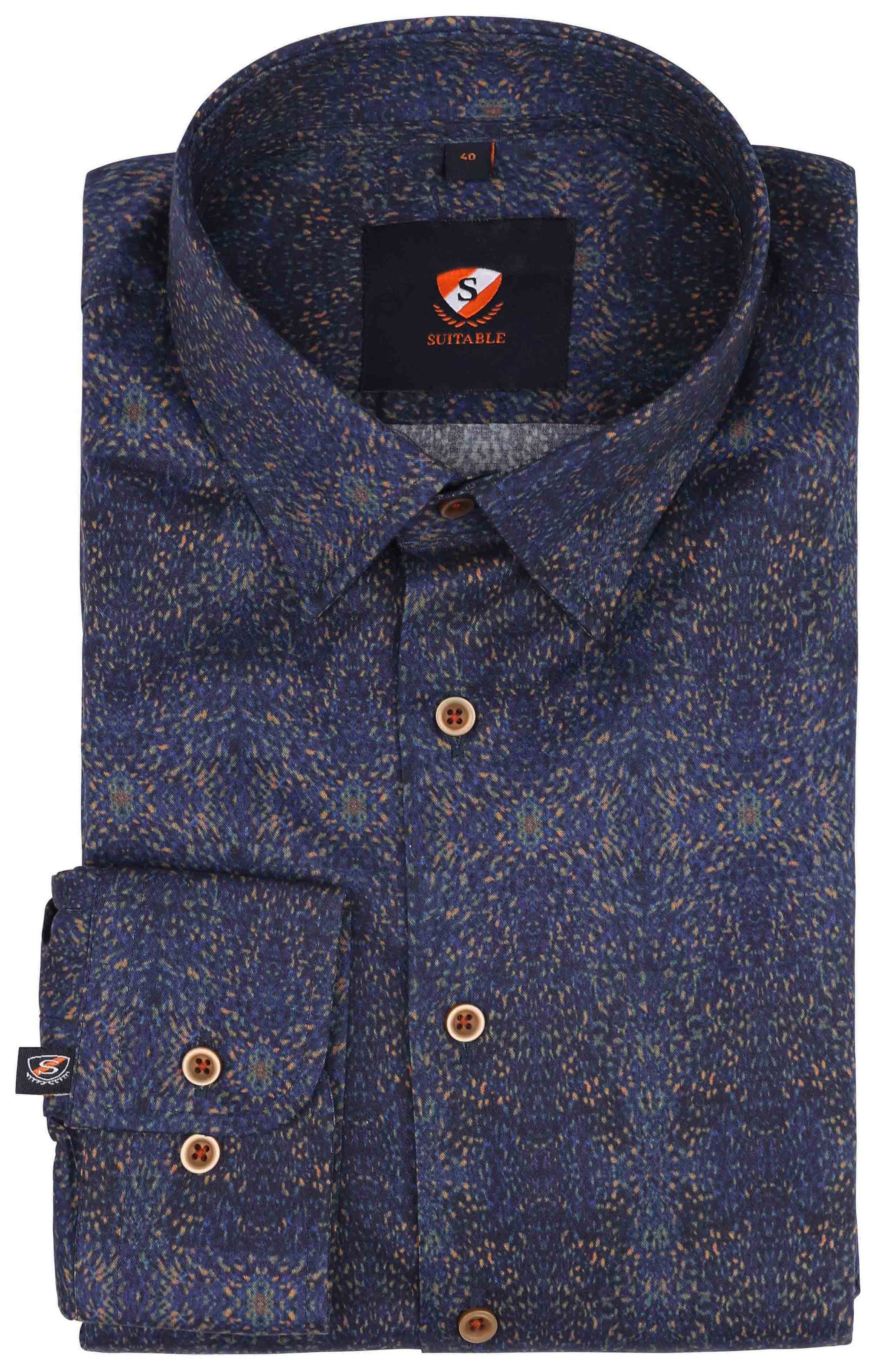 Suitable Chemise Van Gogh Marine 254-6 HBD Pointu Navy commander en ligne | Suitable