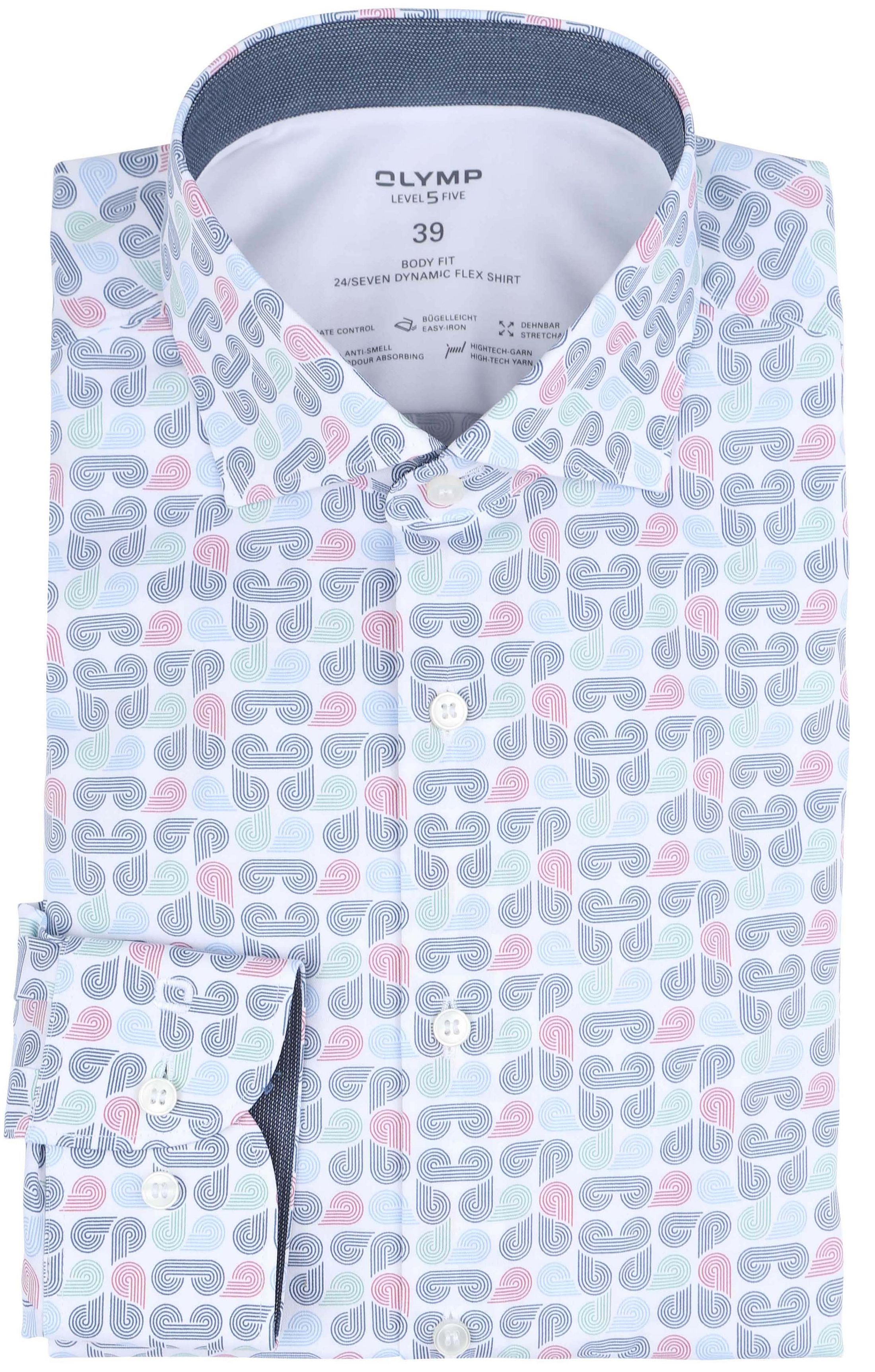 OLYMP Overhemd Level 5 Print Multicolour 216854-32 kopen | Suitable